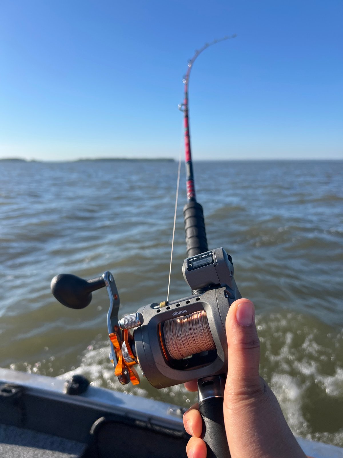 Fishing trip on a Russian lake, rods bent and lures ready