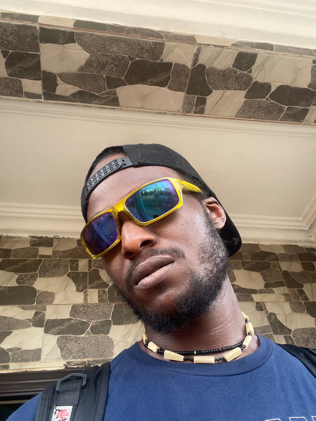 Man takes multiple selfies in Abuja, Nigeria