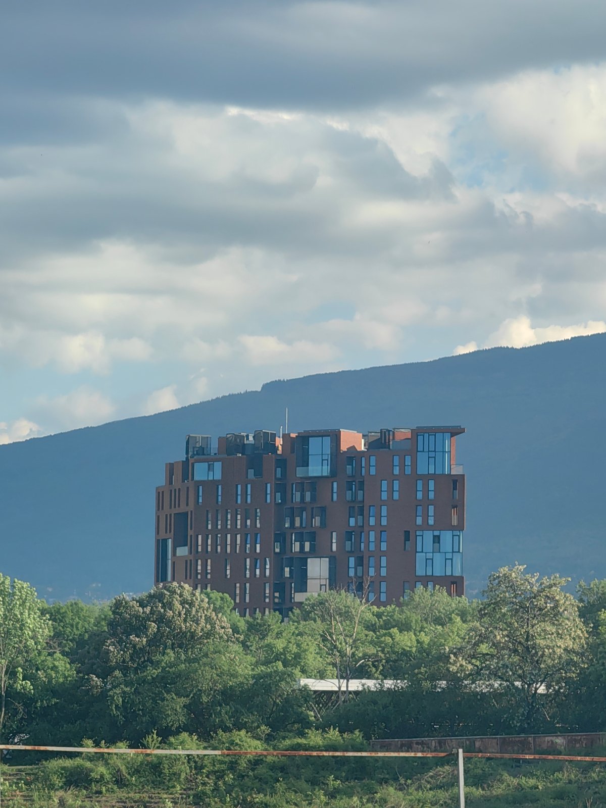 Spring afternoon scenes captured across Sofia neighborhoods