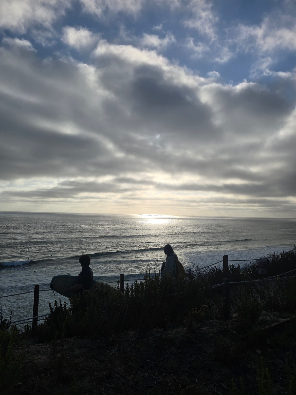 Early morning scenes documented across Encinitas coastal community
