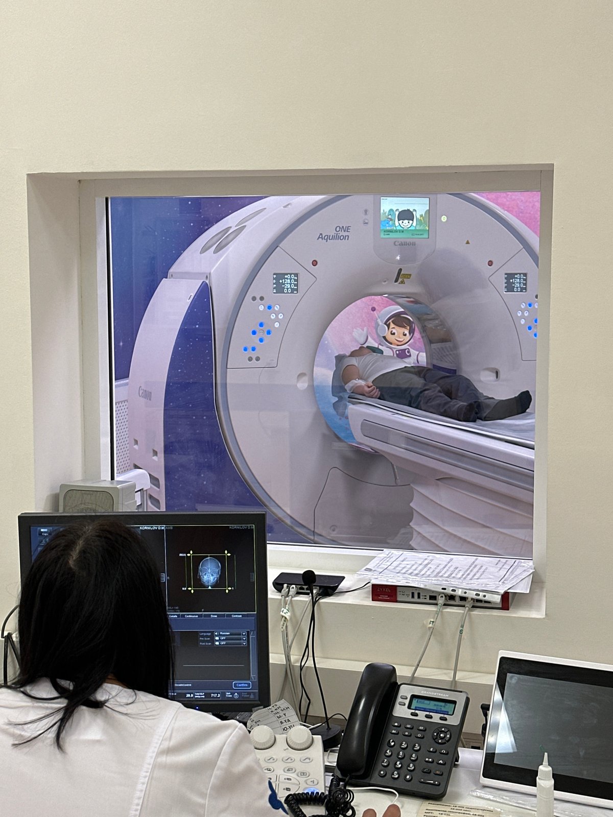 Medical imaging facility operations documented in Kazan, Russia