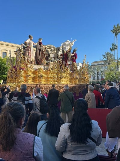 Holy Week procession draws crowds in Jerez de la Frontera