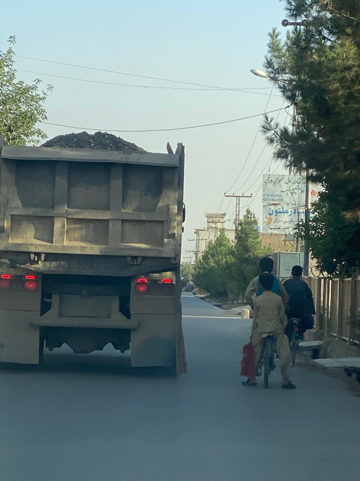 Street scene documented in Kandahar on sunny afternoon