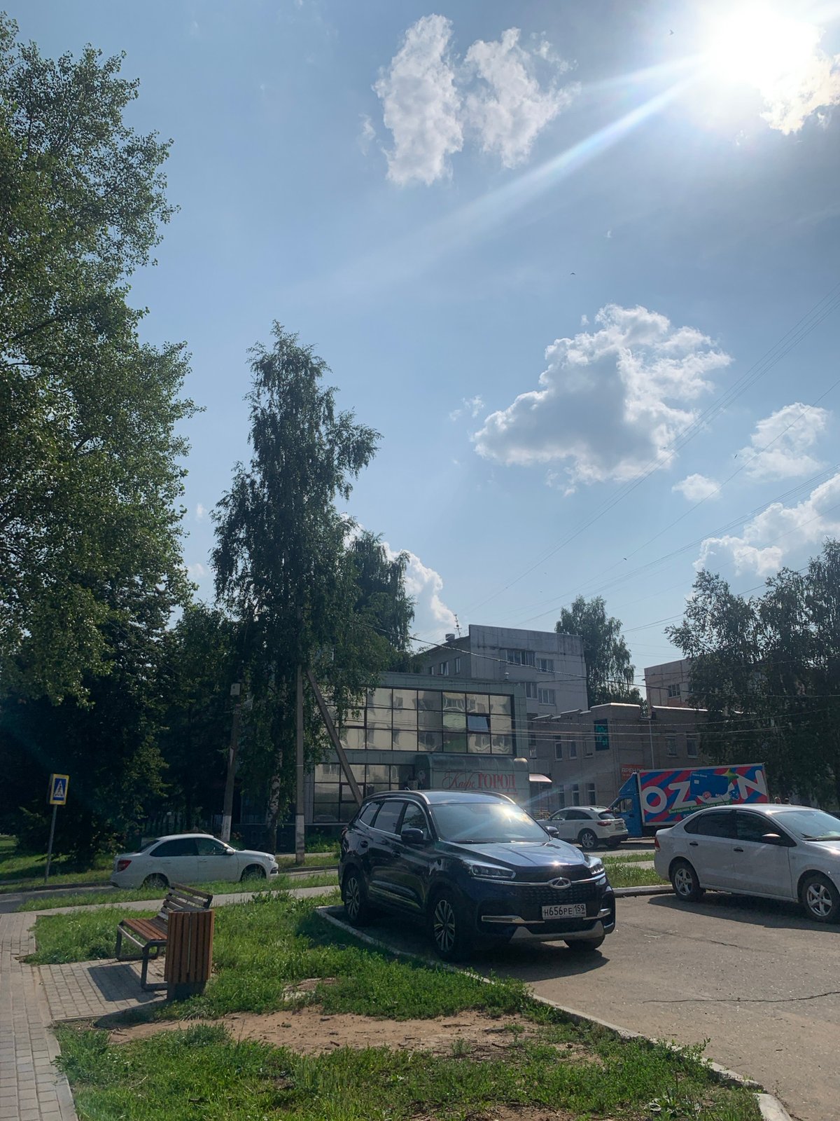 Summer morning stroll through Chaikovsky, Russia