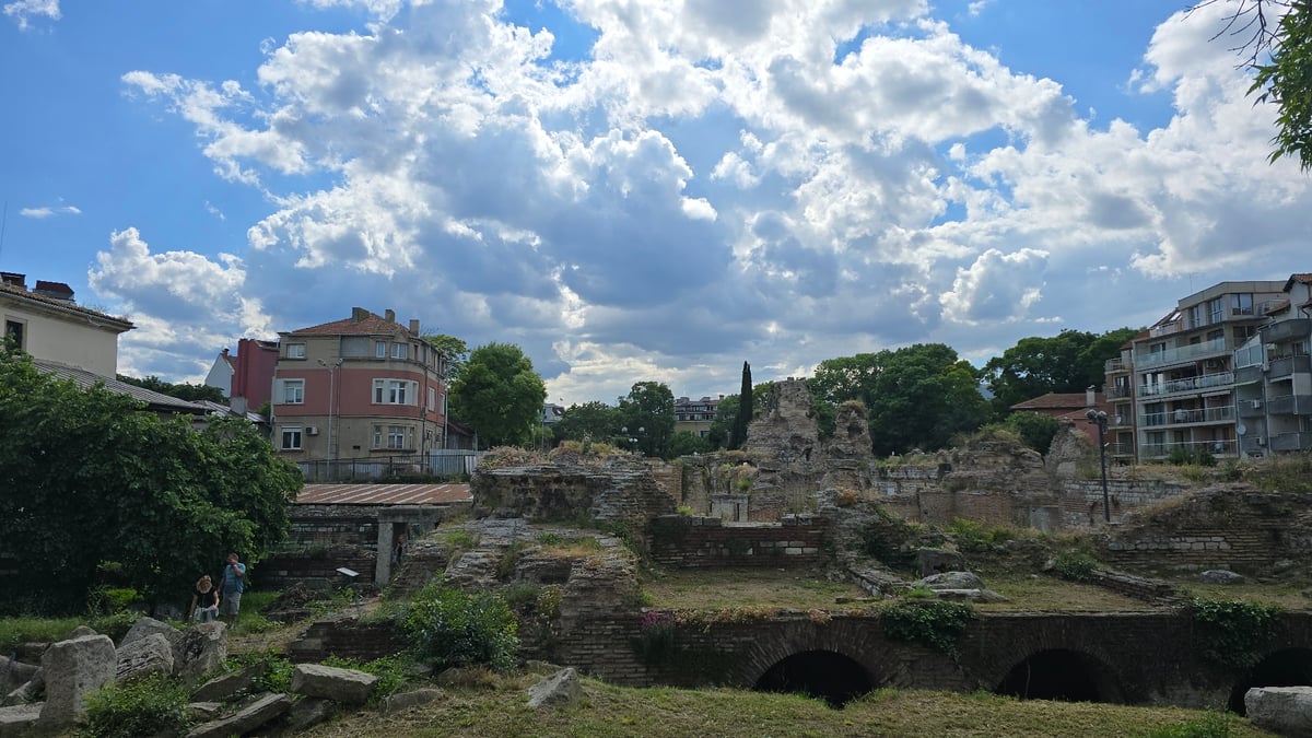 Afternoon exploring Varna's Roman ruins and waterfront dining