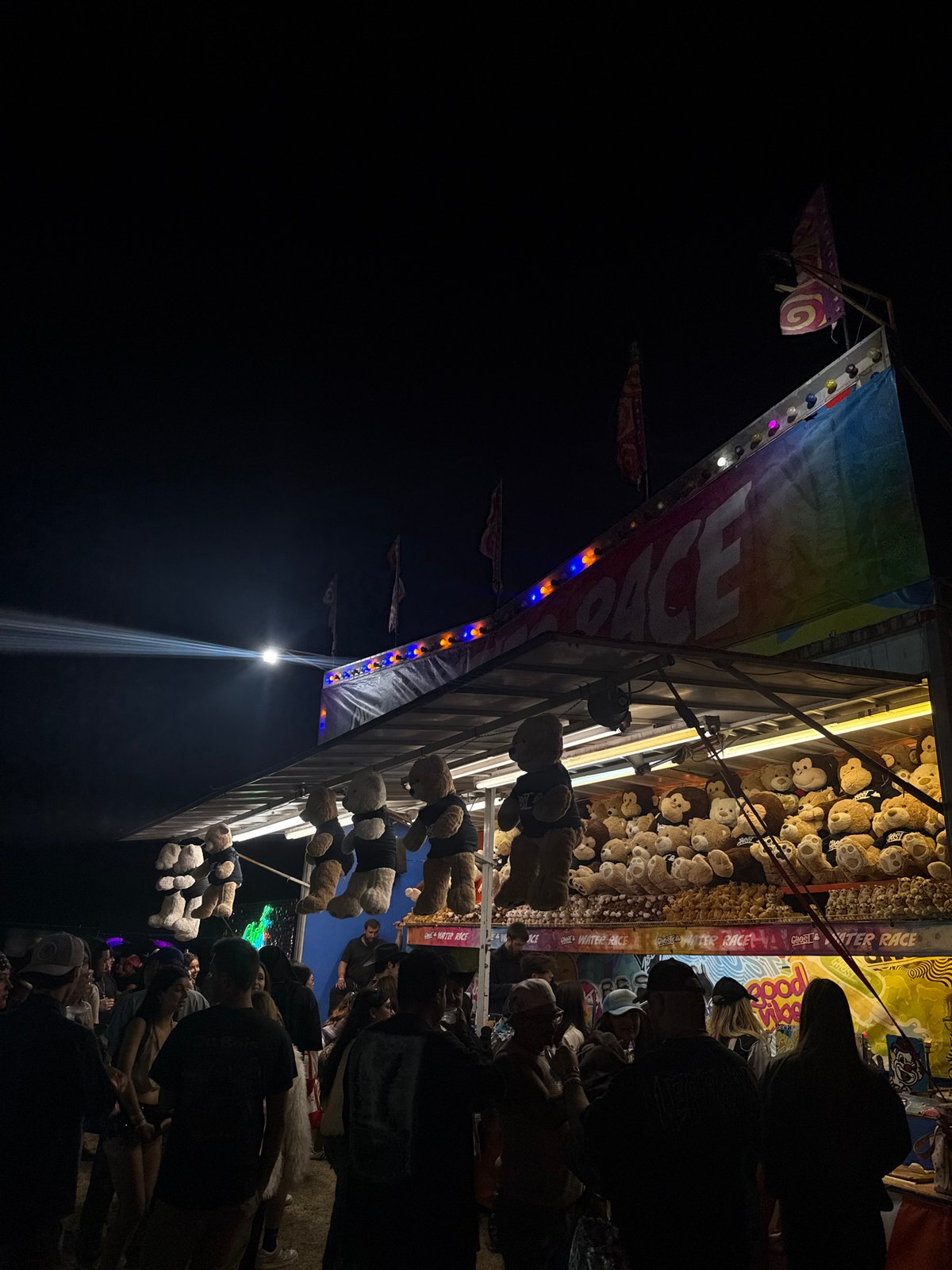 Nighttime festival draws crowds to illuminated carnival in Thermal, California