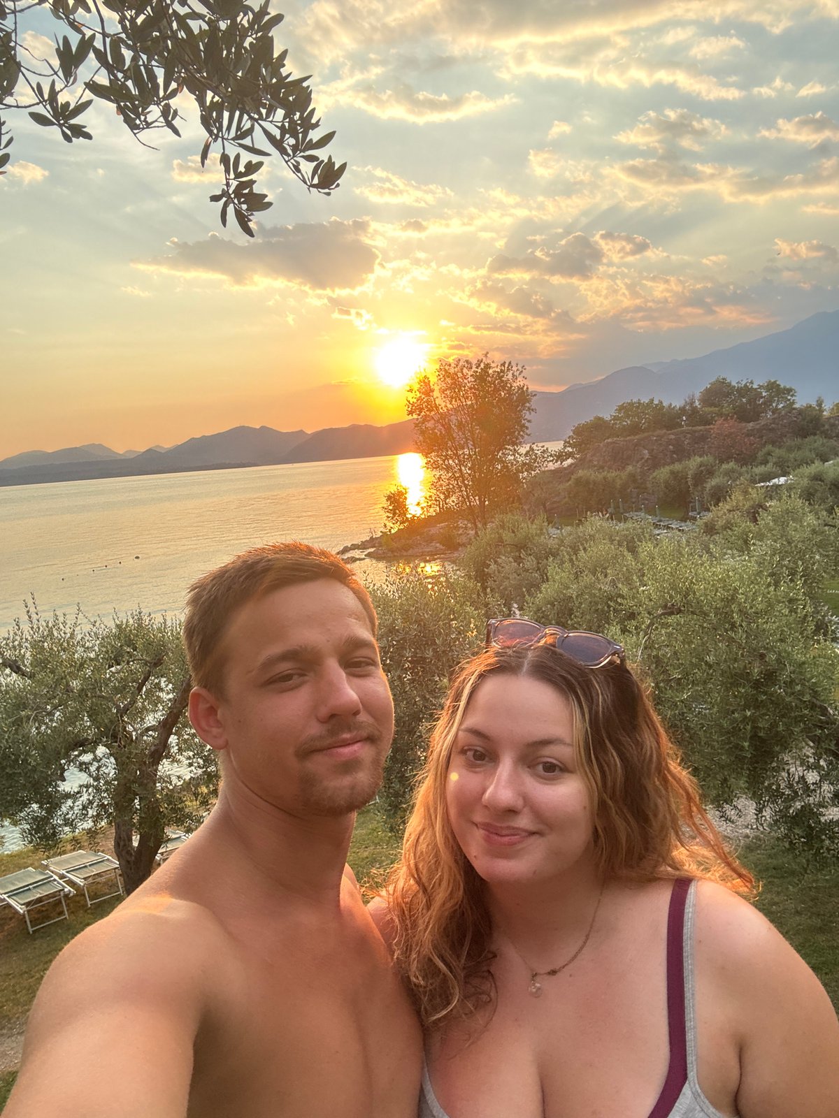 Paddleboarding and sunset watching on Lake Garda