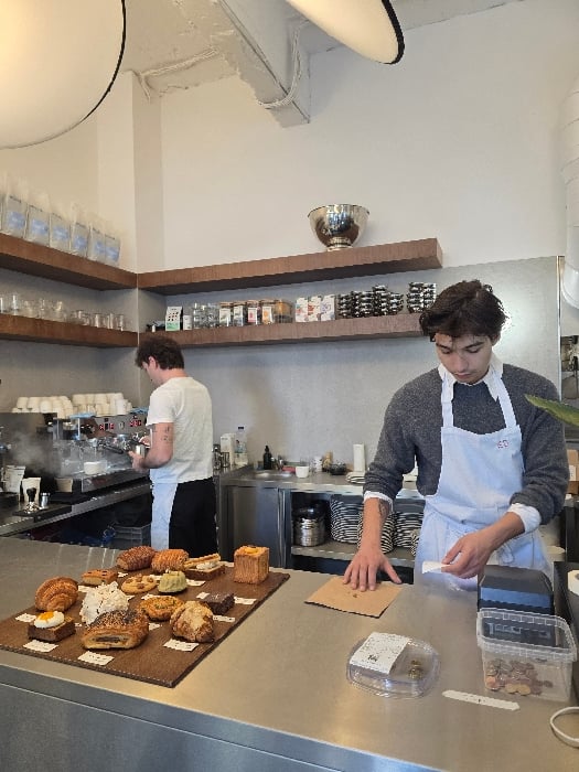 Morning food scene documented across central Sofia establishments