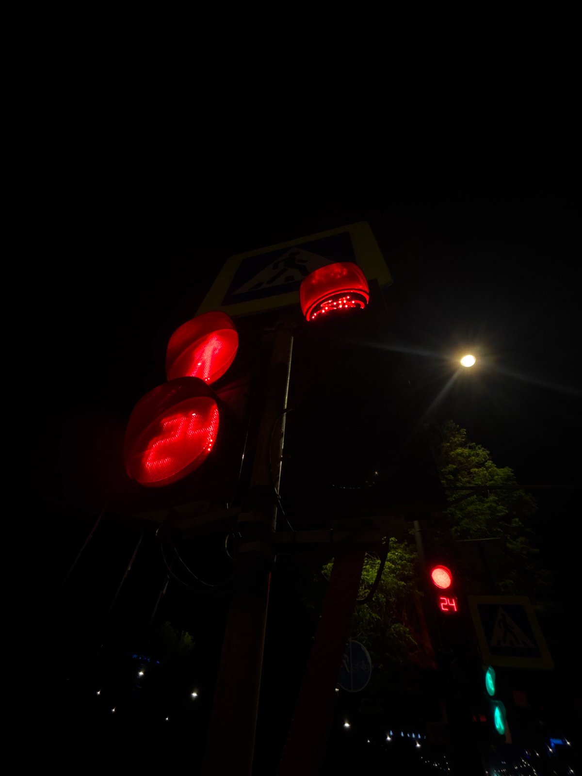 Nighttime urban scenes documented across Perm, Russia