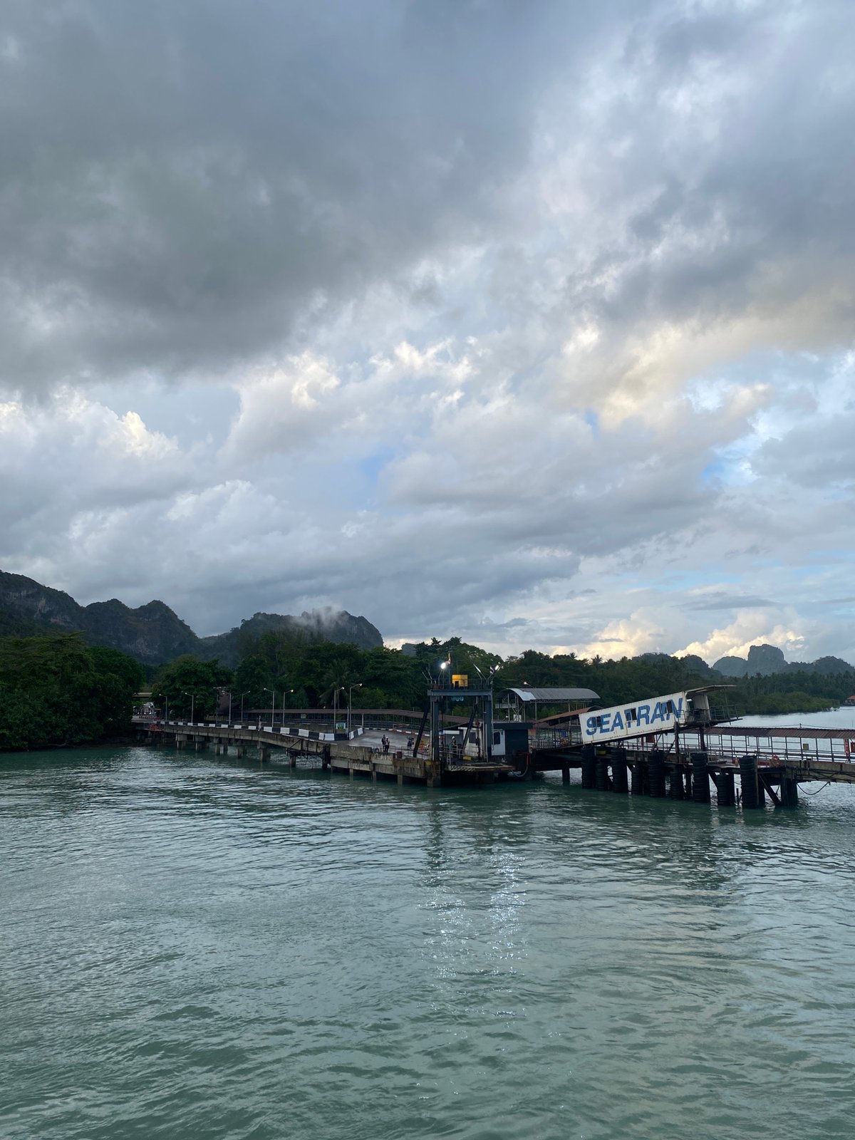 SEATRAN ferry docked at Don Sak pier, Thailand