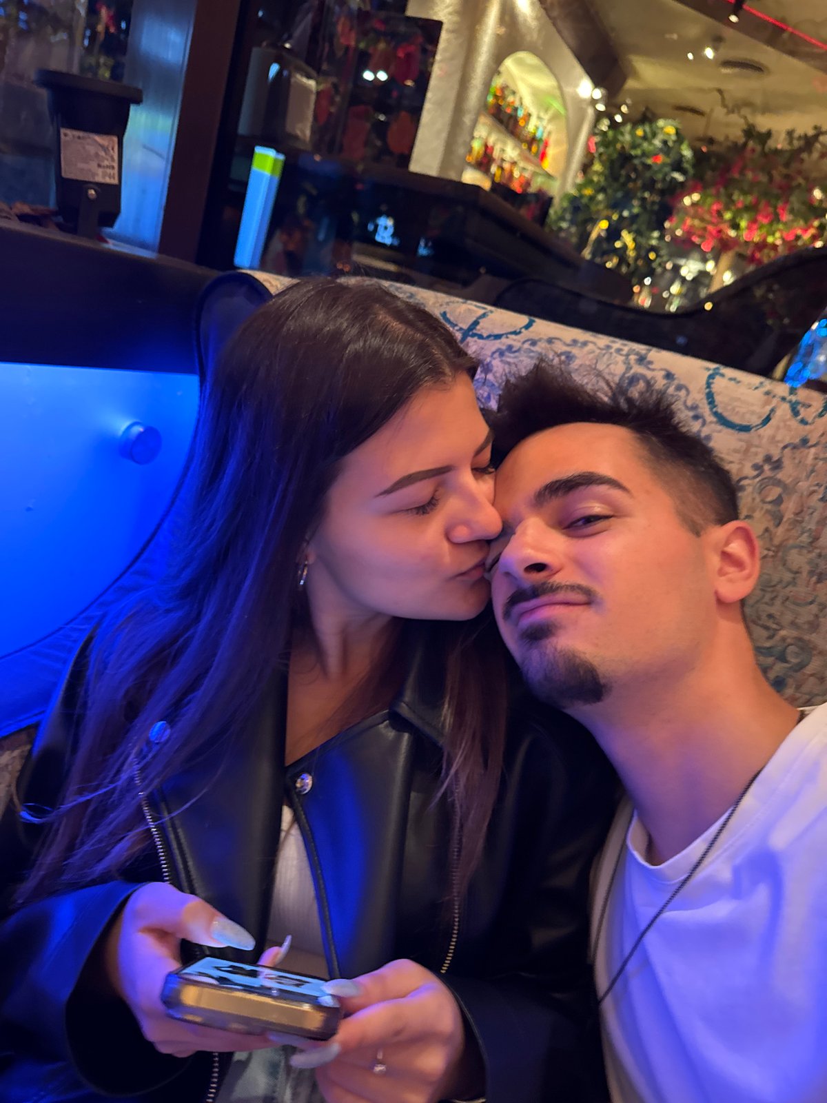 Young couple shares romantic evening at Sofia restaurant