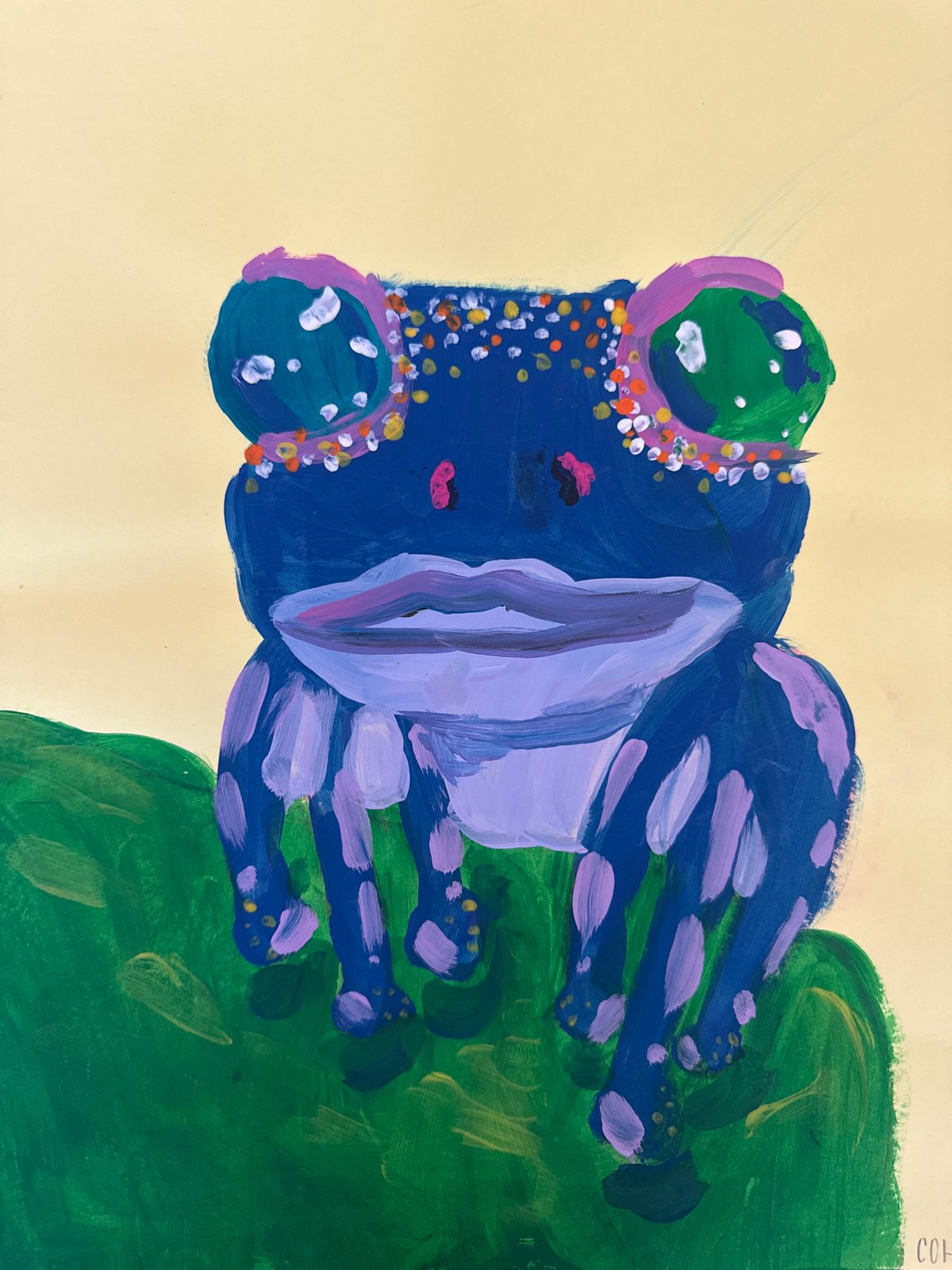 Amateur art collection featuring 28 colorful animal and landscape paintings