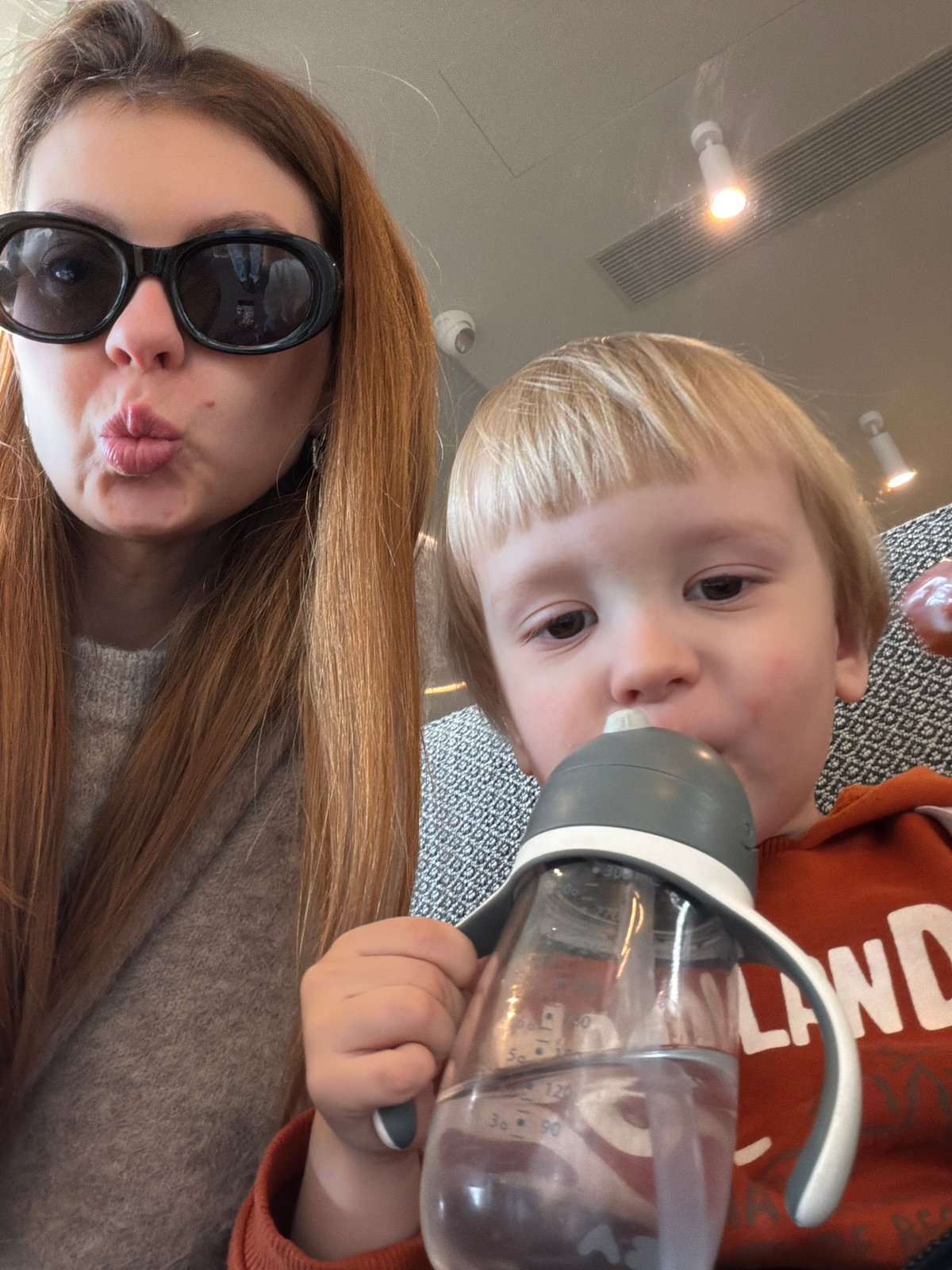 Family moments captured with children indoors and at park