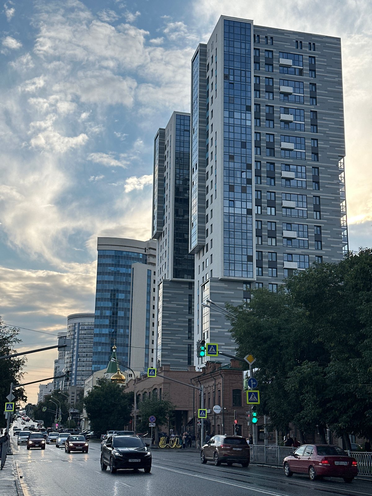 Yekaterinburg streets after summer rain, July 2026