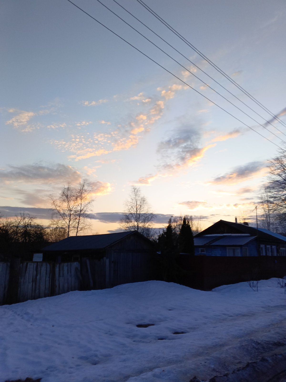 Spring thaw documented in Russian village Красный Маяк