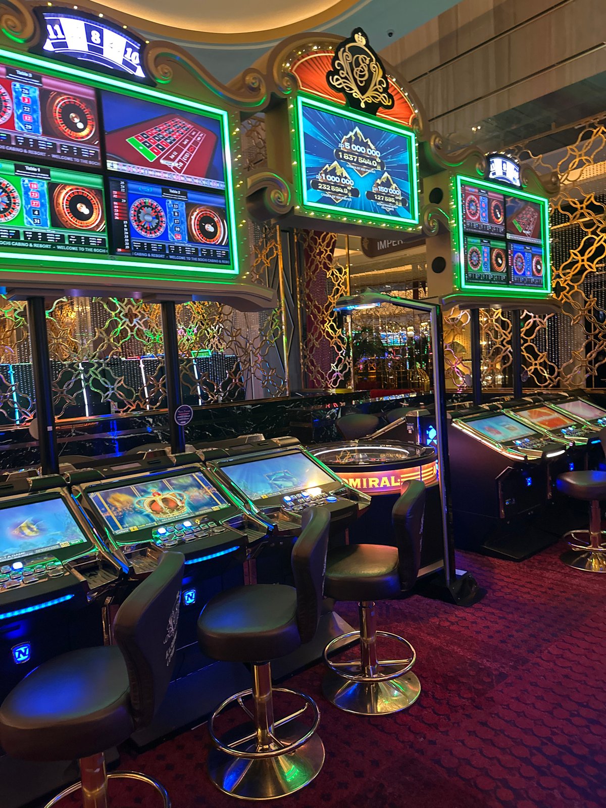 Casino gaming activity documented at Sochi resort in Russia