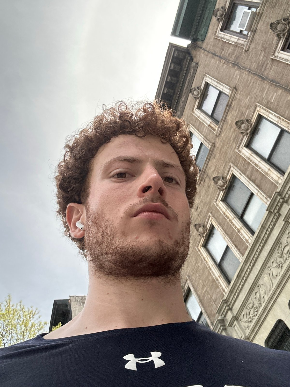 Young man observed at New York gymnasium basketball court