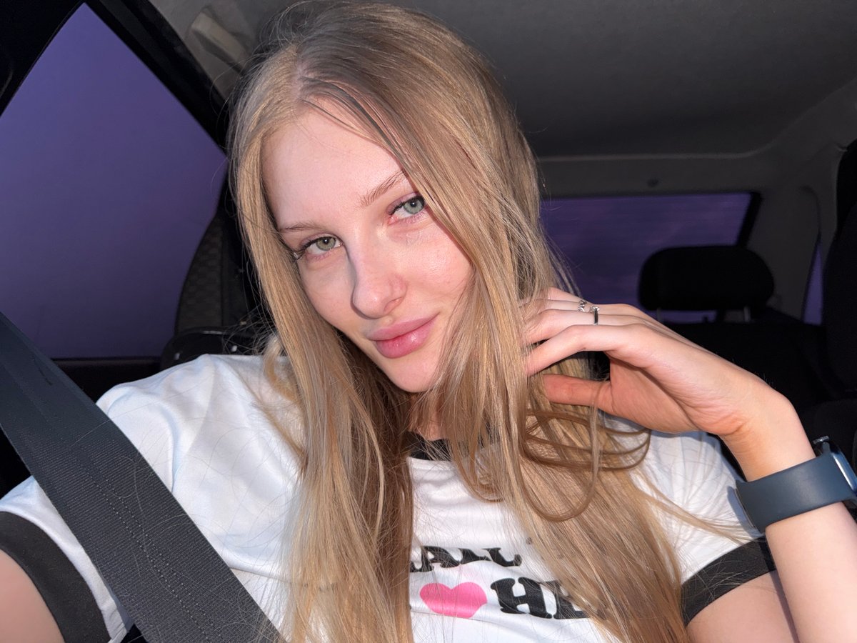 Car selfies during twilight in Perm, Russia