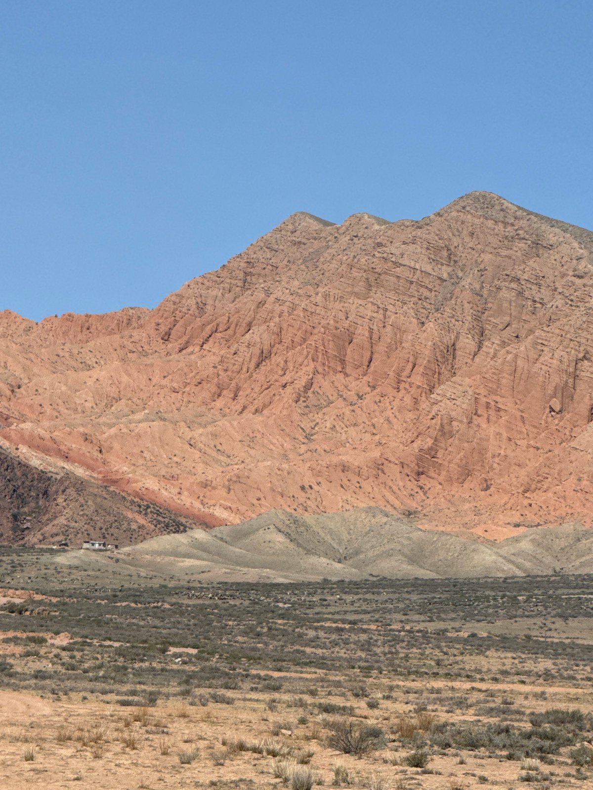 Mountain landscape documented in Ak Say, Kyrgyzstan