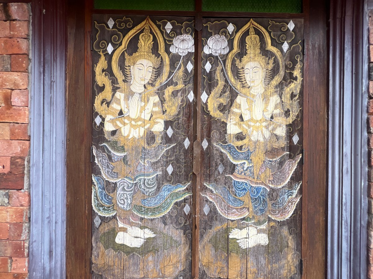 Exploring an ornate Southeast Asian temple complex up close