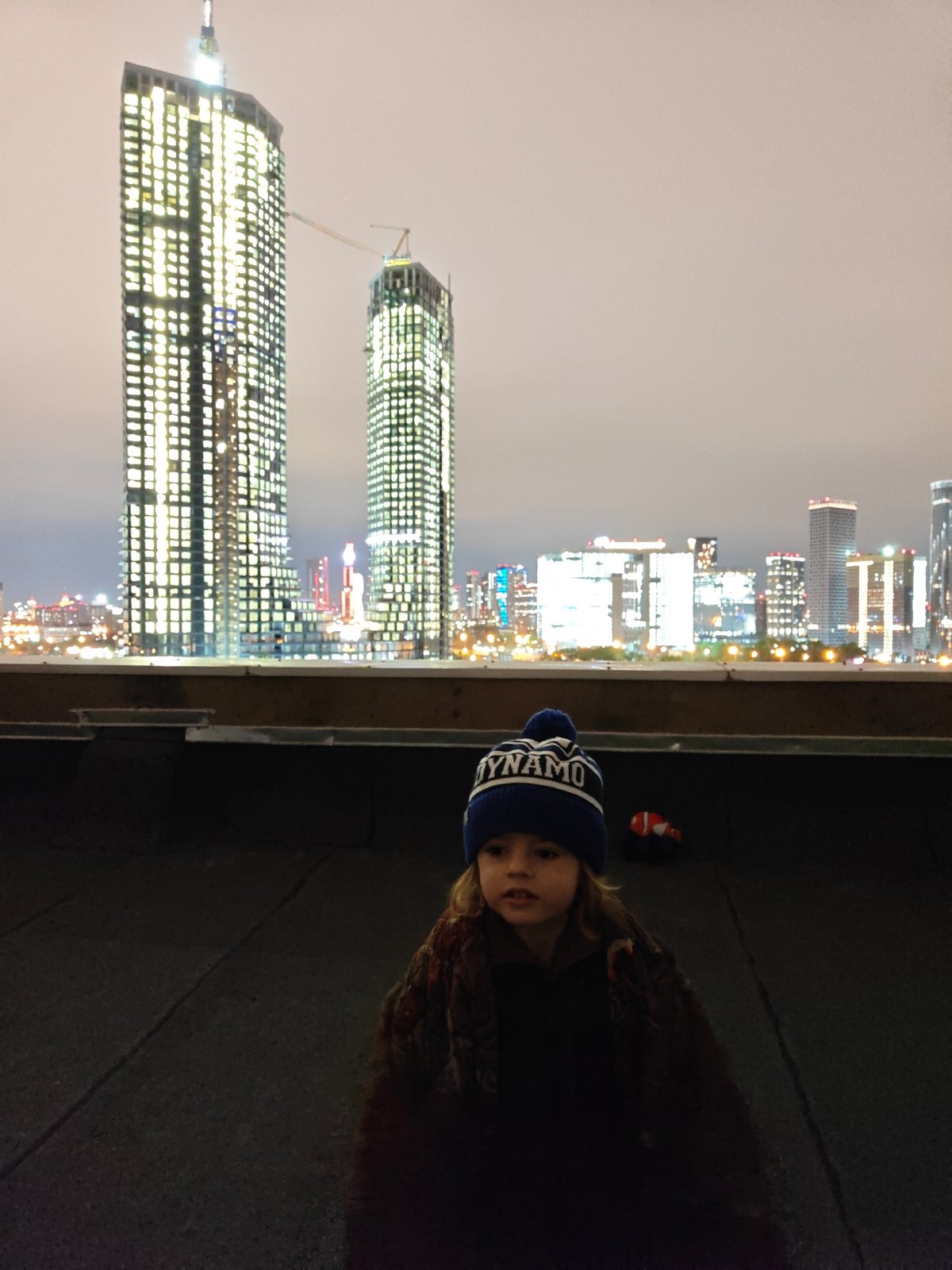 Moscow City skyline observed by multiple witnesses during evening hours