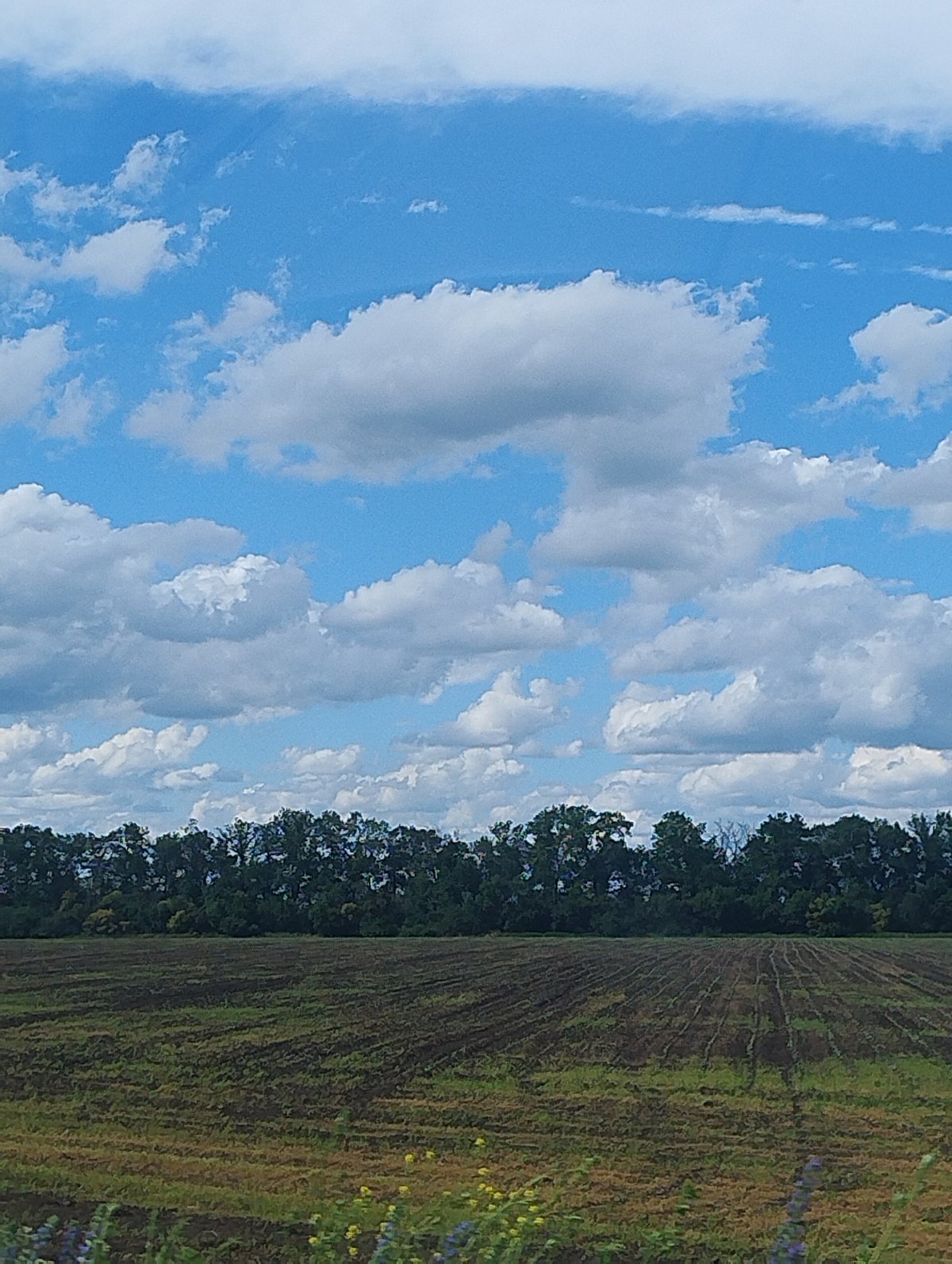 Rural landscapes and highways under cloudy skies