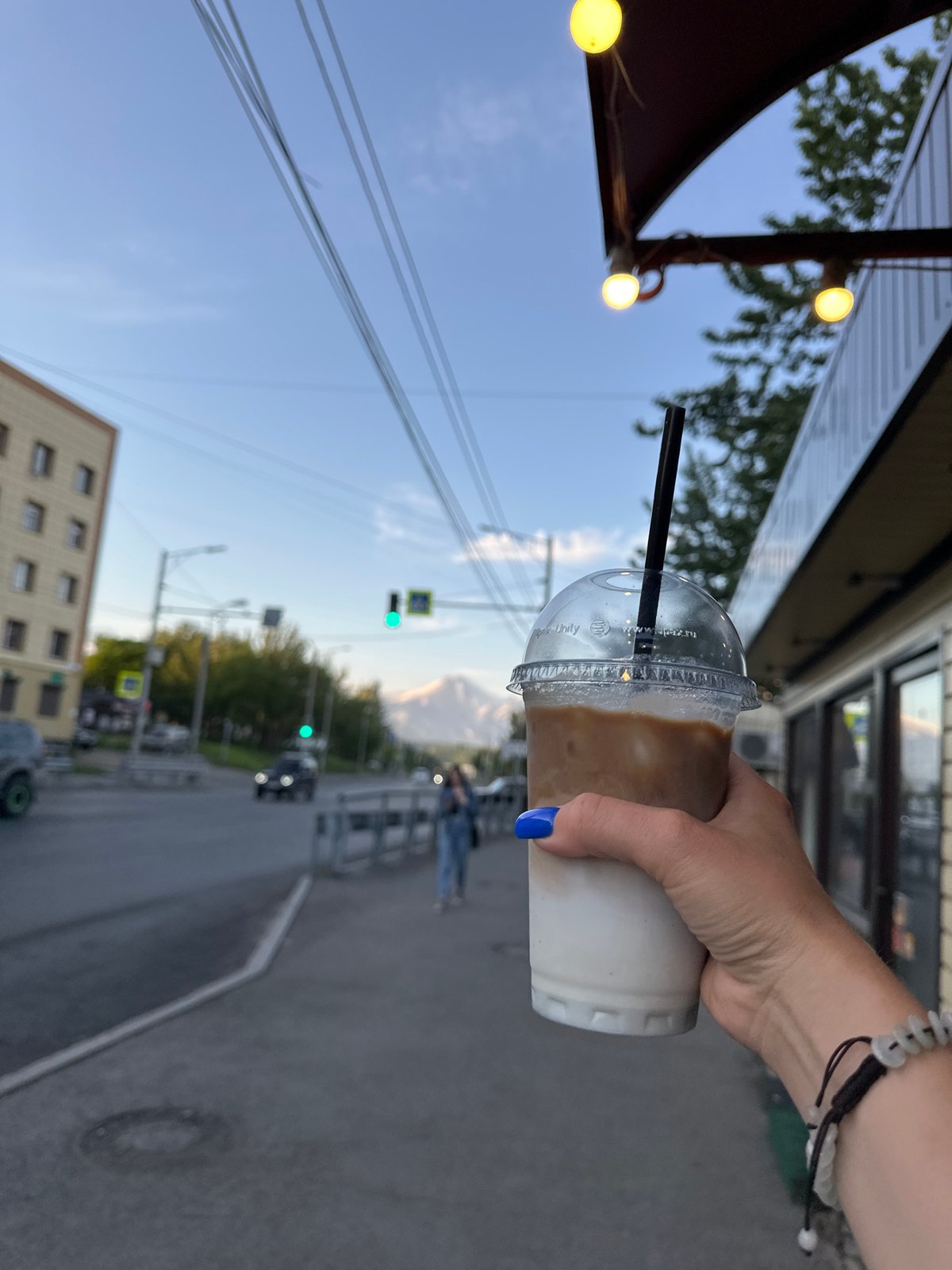 Morning coffee stop at a warm café in Petropavlovsk-Kamchatsky