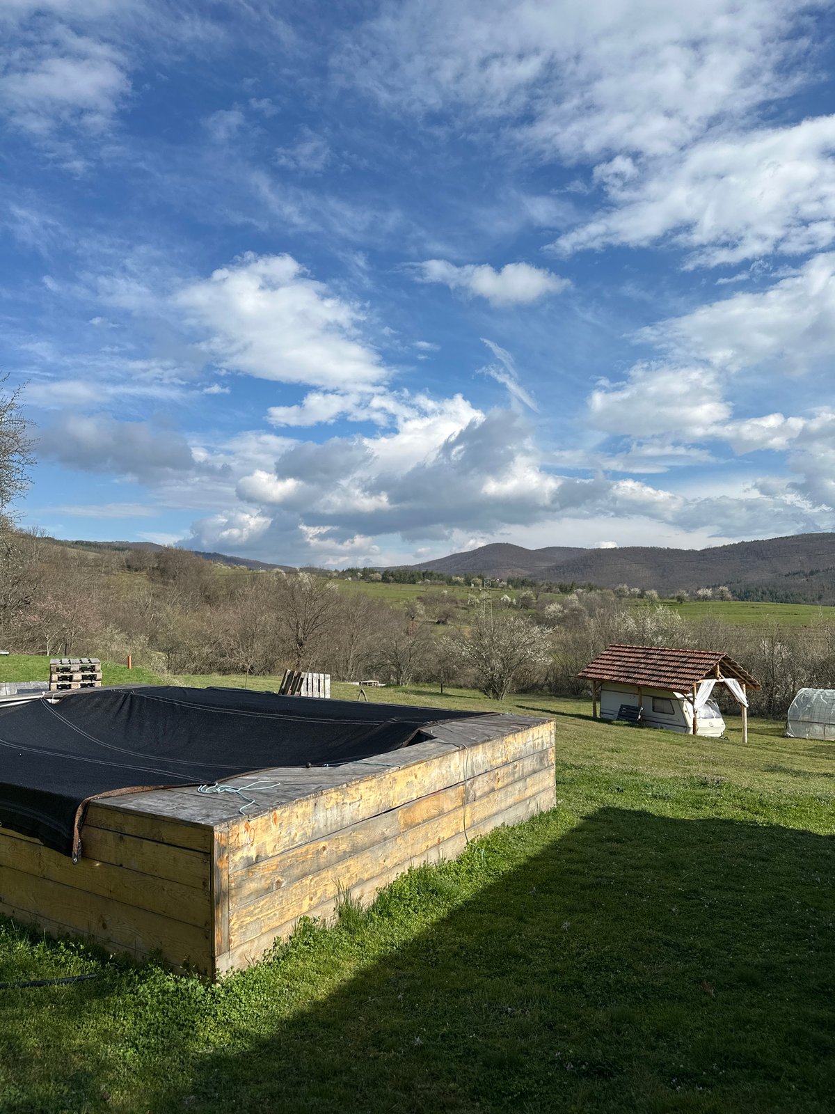 Spring countryside scenes documented in rural Mrachenik, Bulgaria