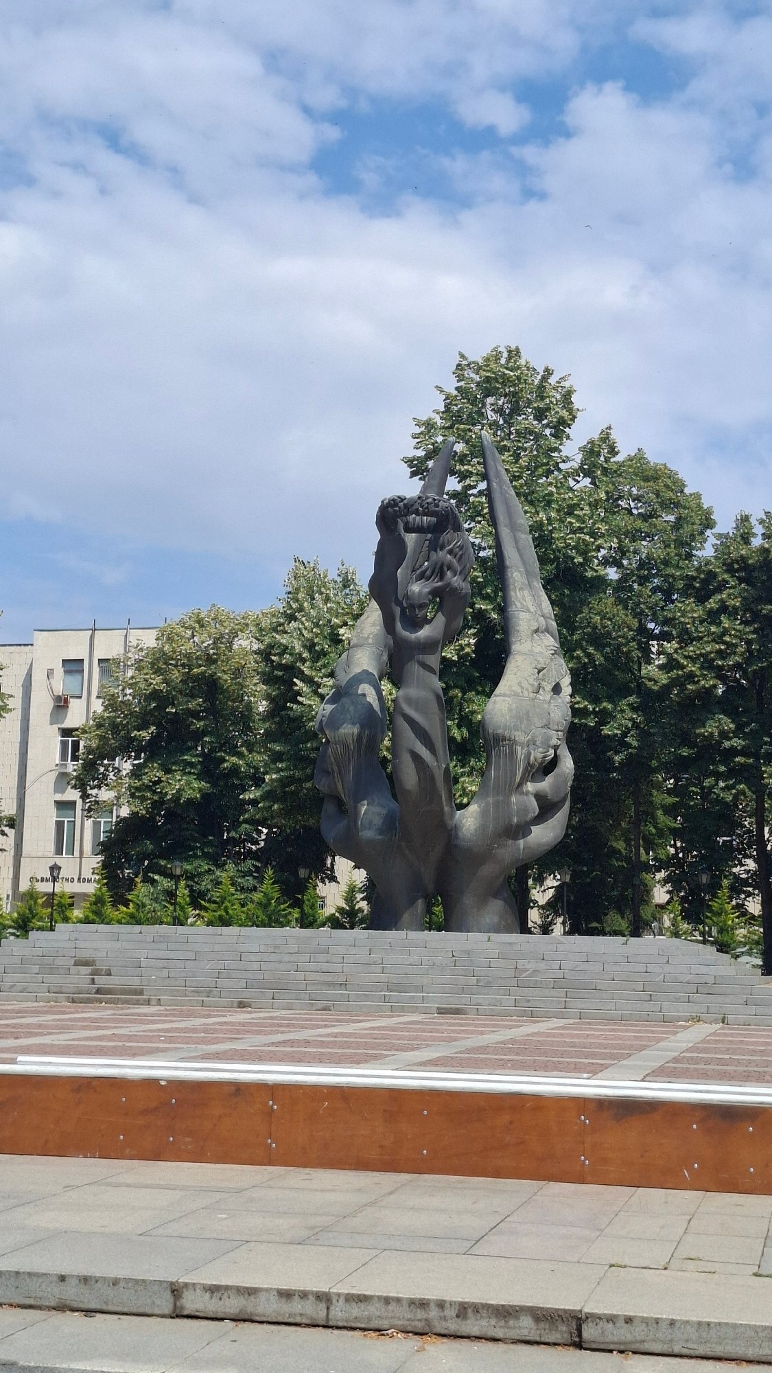 Ordinary morning on the streets of Plovdiv, Bulgaria