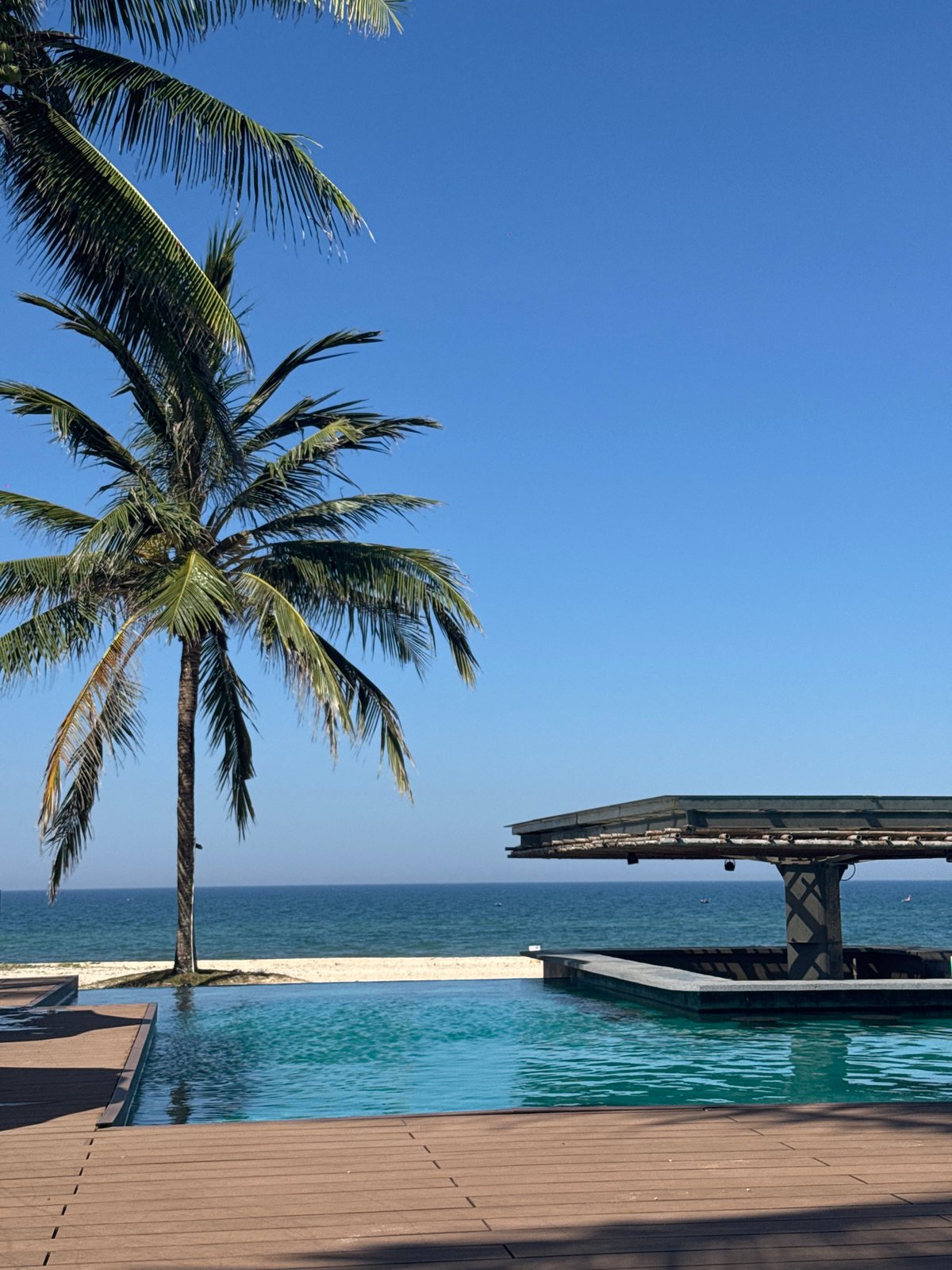 Morning tropical scene documented at Đà Nẵng resort property