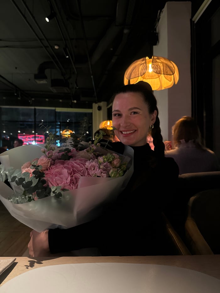 Valentine's dinner with family captured at Odintsovo restaurant