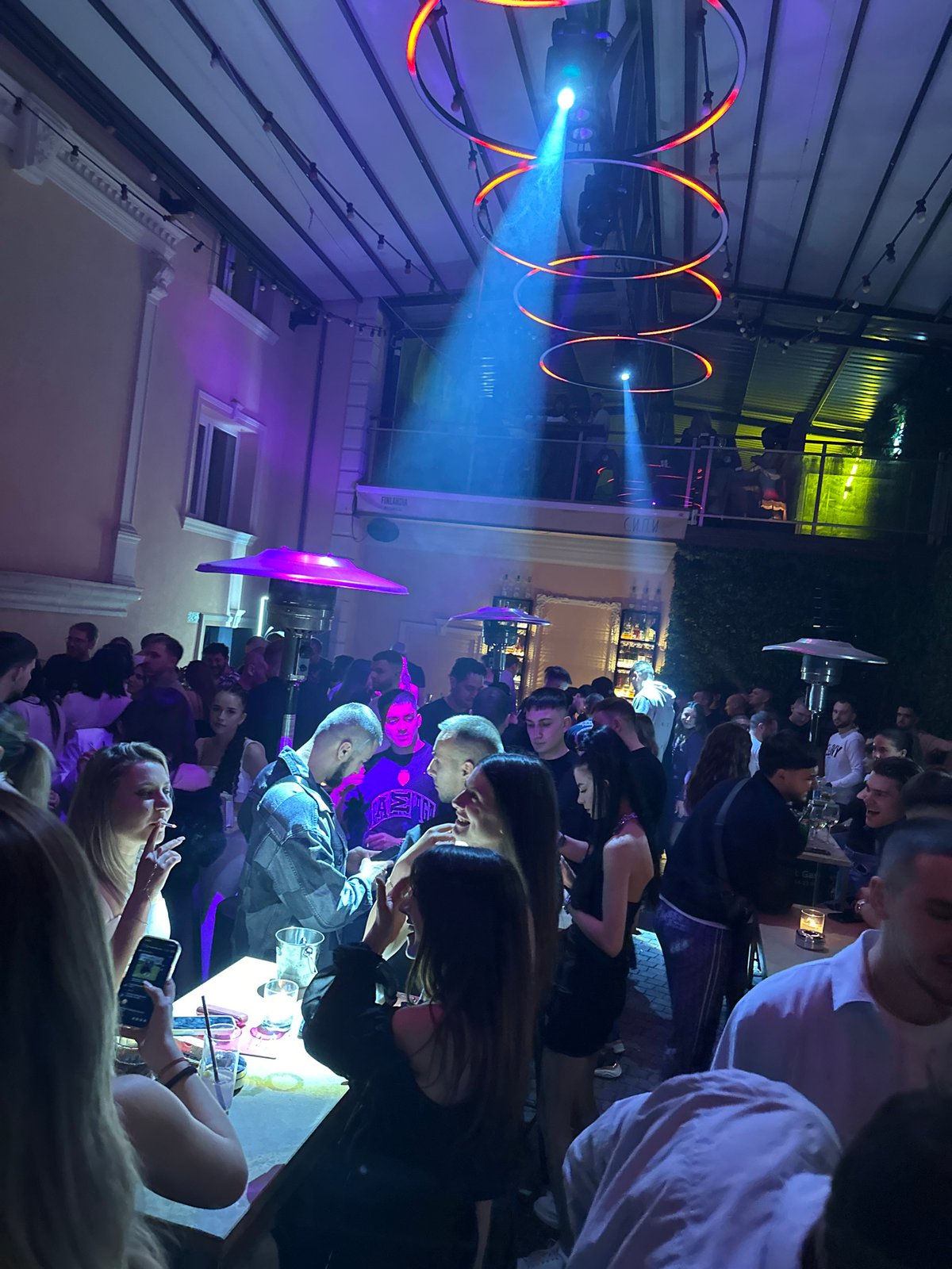 Evening out documented in Plovdiv's nightlife district