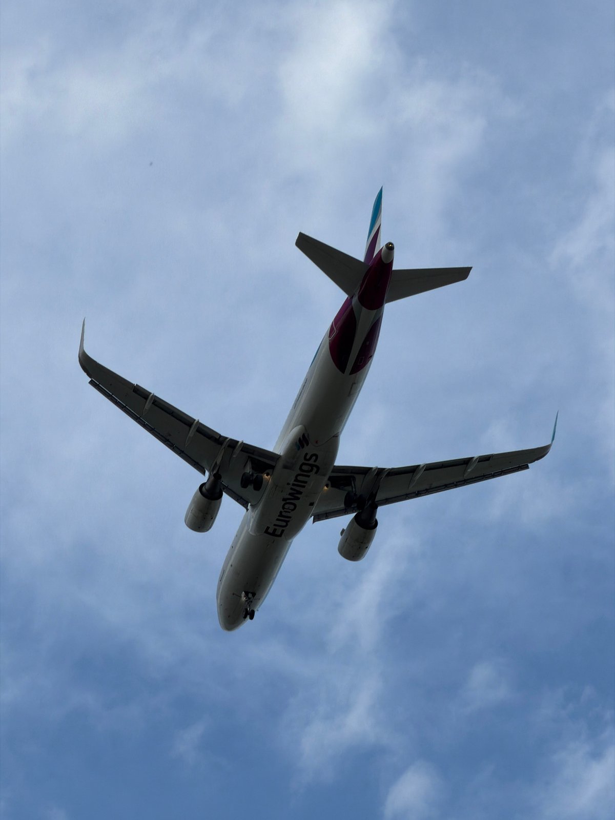 Eurowings flight descends into Burgas Airport, July 2026