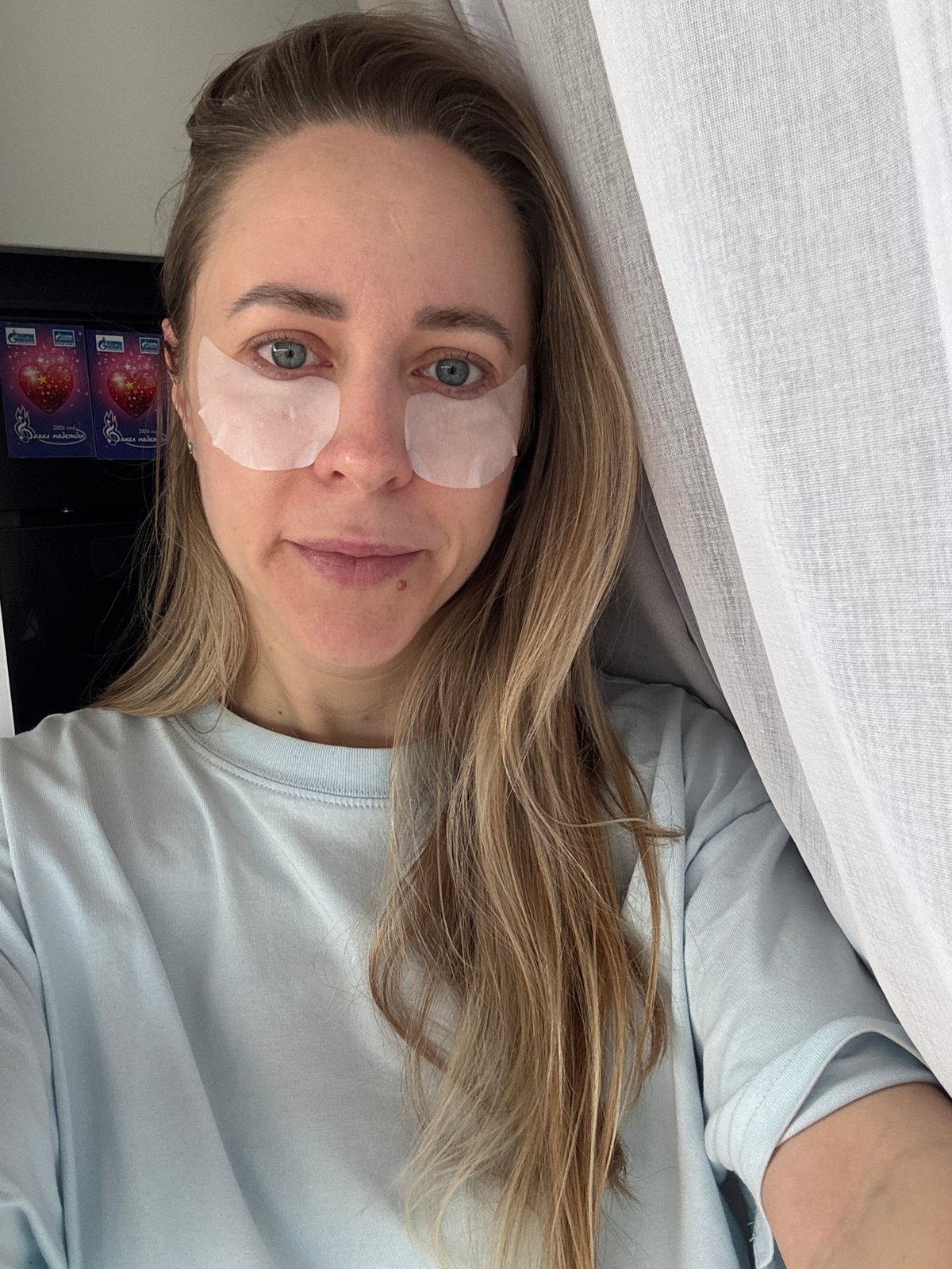 Woman receives skincare treatment in Chaikovsky, Russia