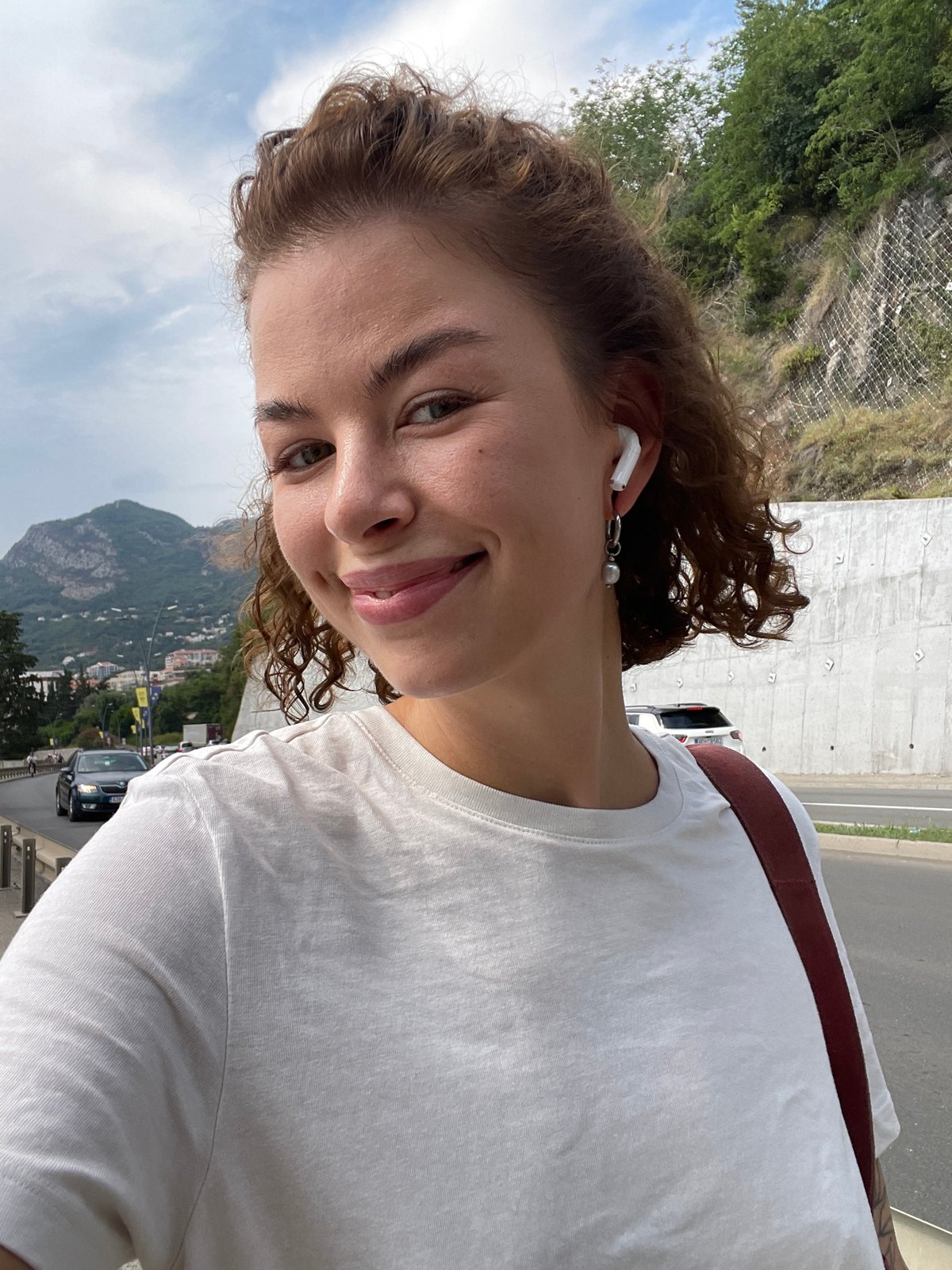 Beach day in Budva, Montenegro — ground and drone perspectives