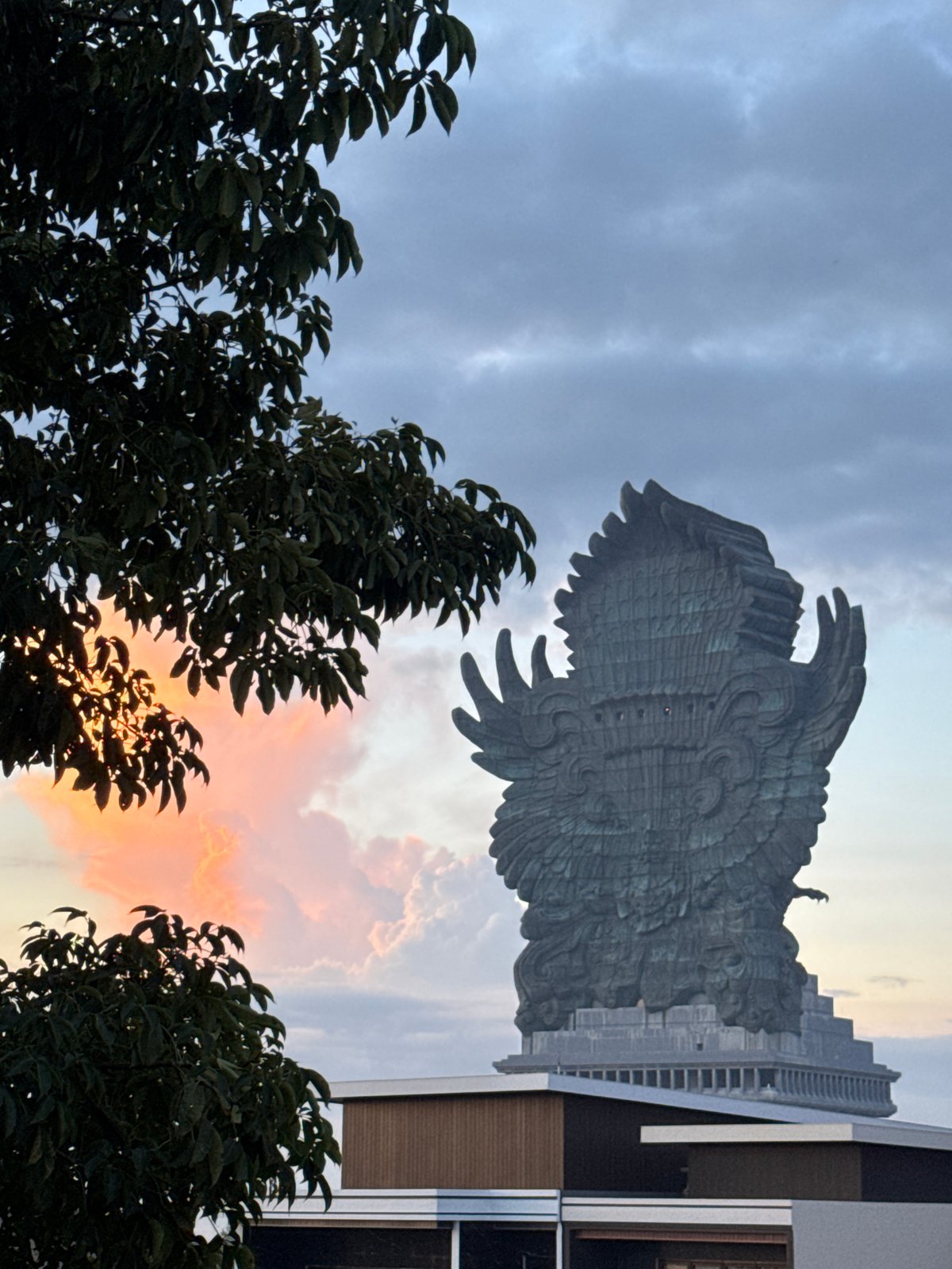 Visitor captures sunrise scenes at Balinese resort in Kuta Selatan