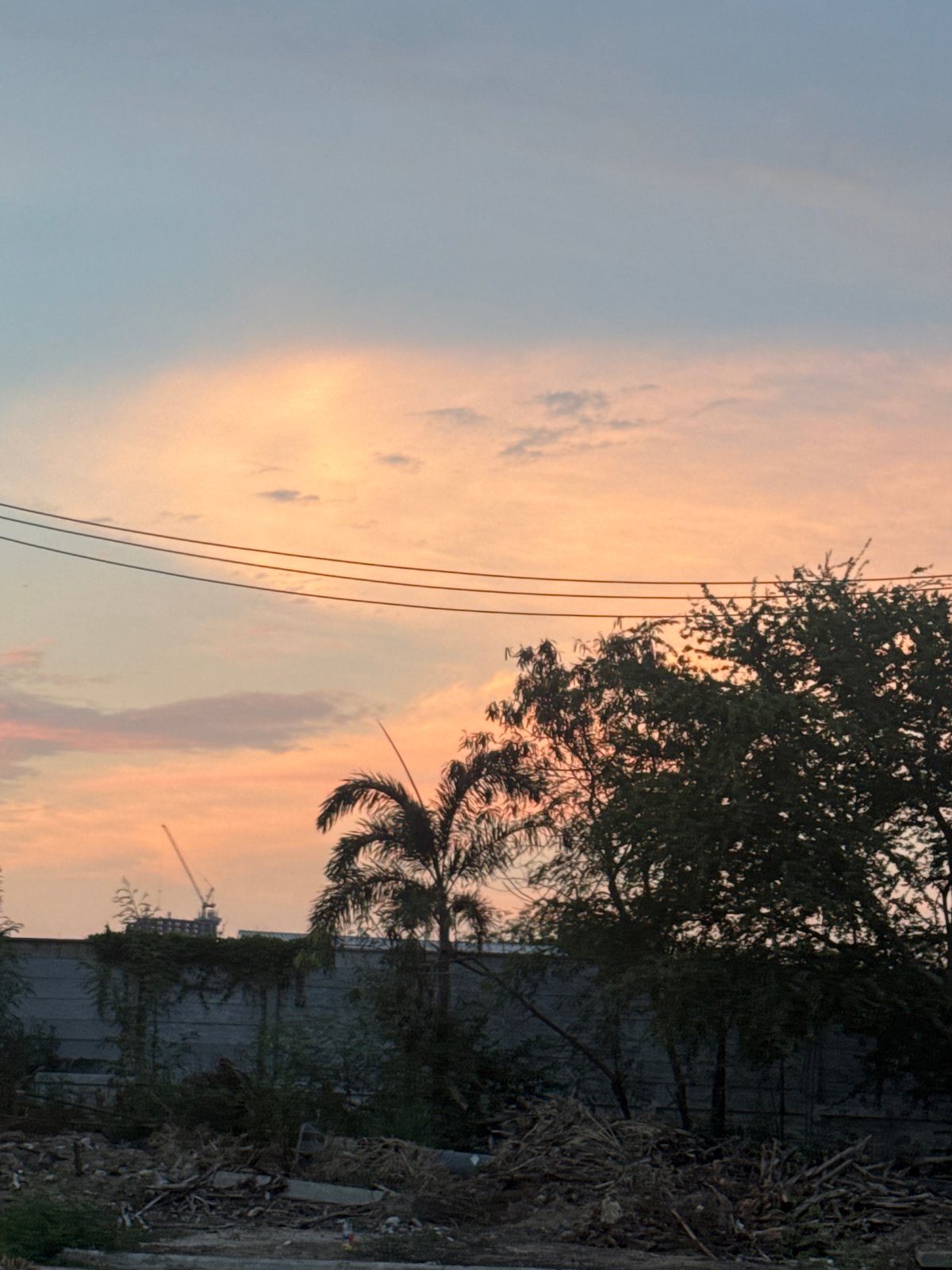 Sunset documented by witnesses in Pattaya City, Thailand