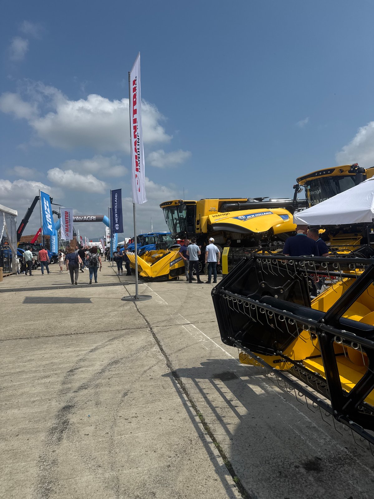 Agricultural machinery exhibition displays farm equipment in Stara Zagora
