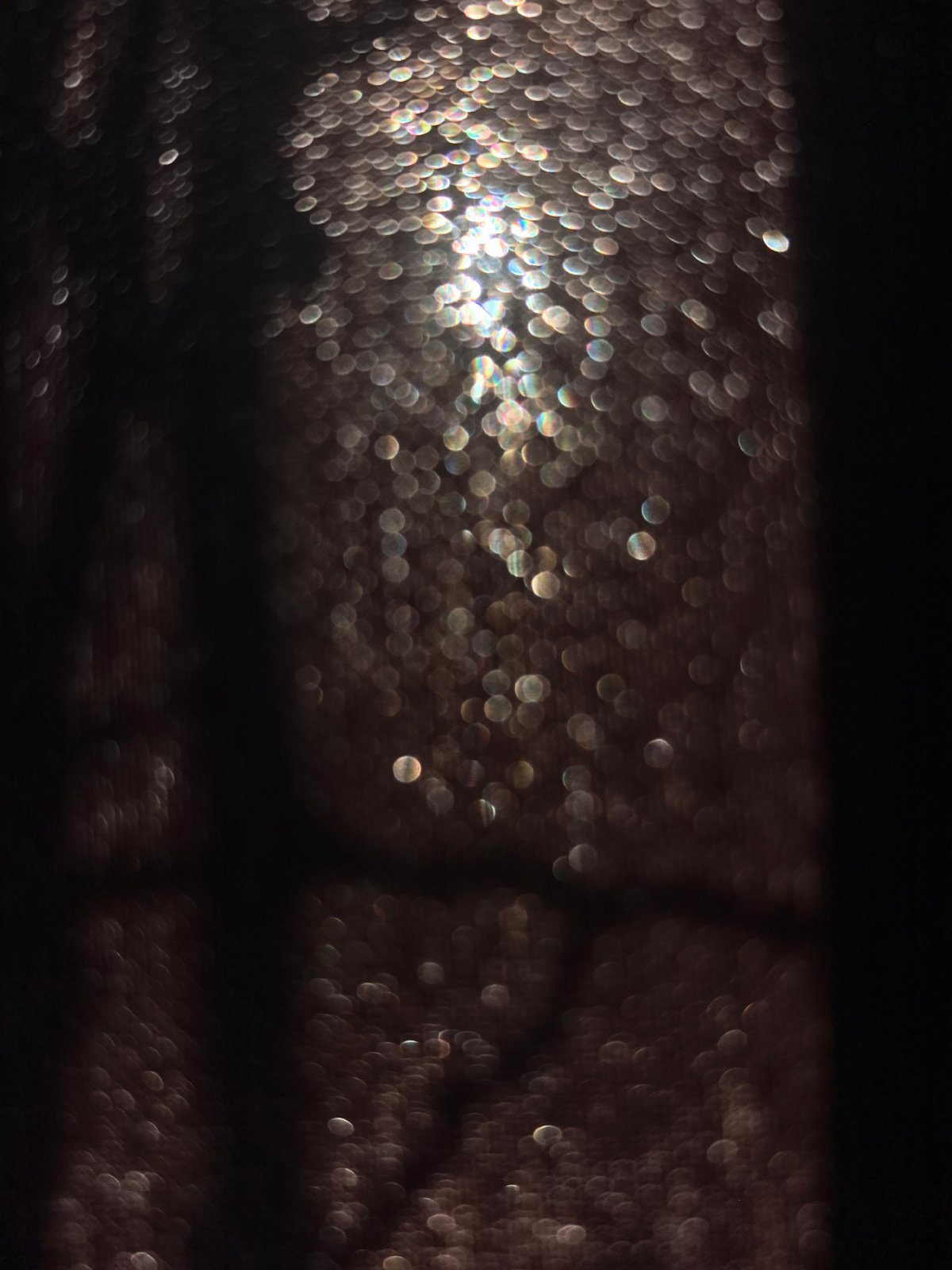Morning light through curtains captured in Noviy, Russia