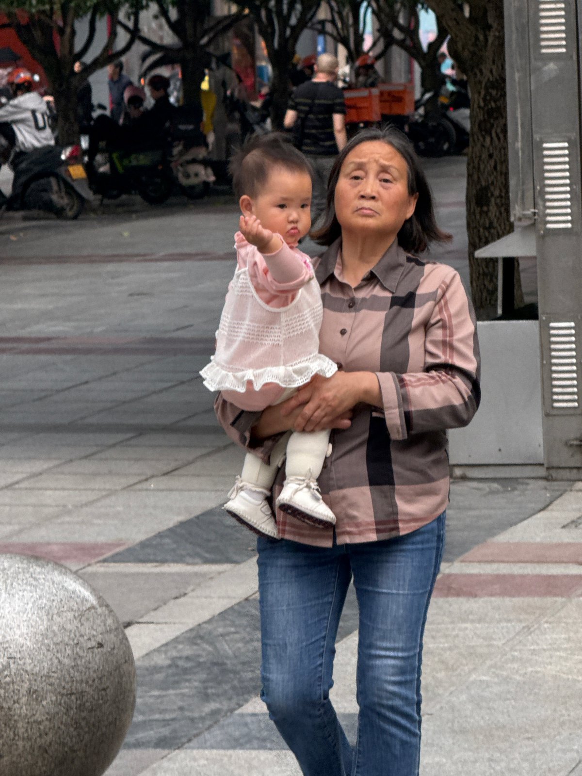 Morning street life documented across Jiangjin, China
