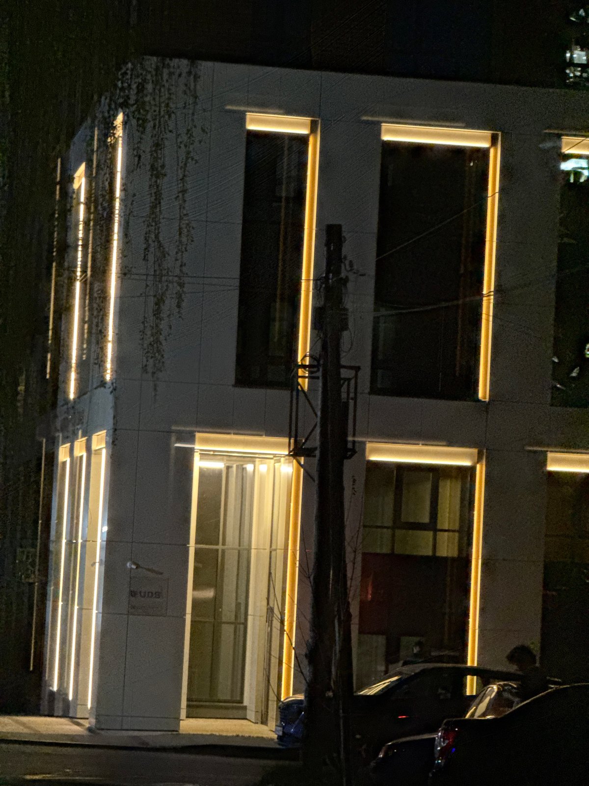 Evening urban life documented in Izhevsk, Russia