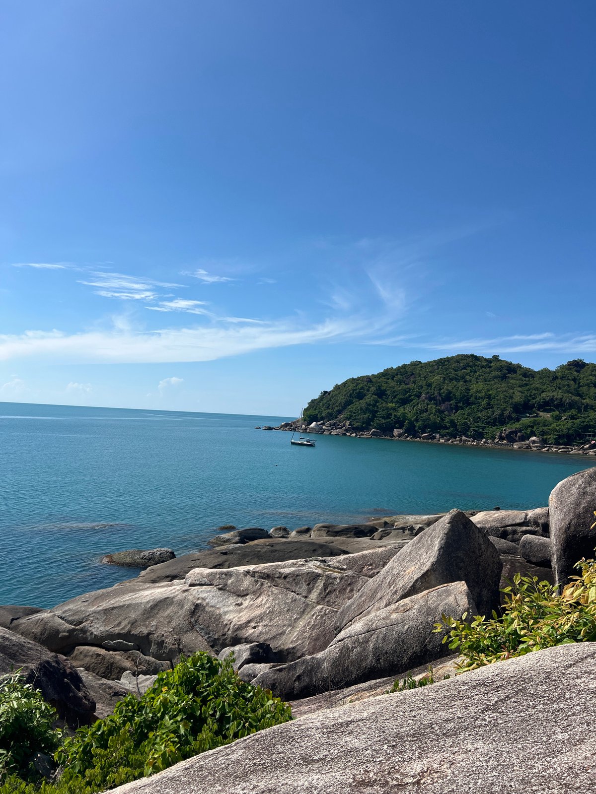 Early morning exploration of Baan Chaweng Noi's granite coastline