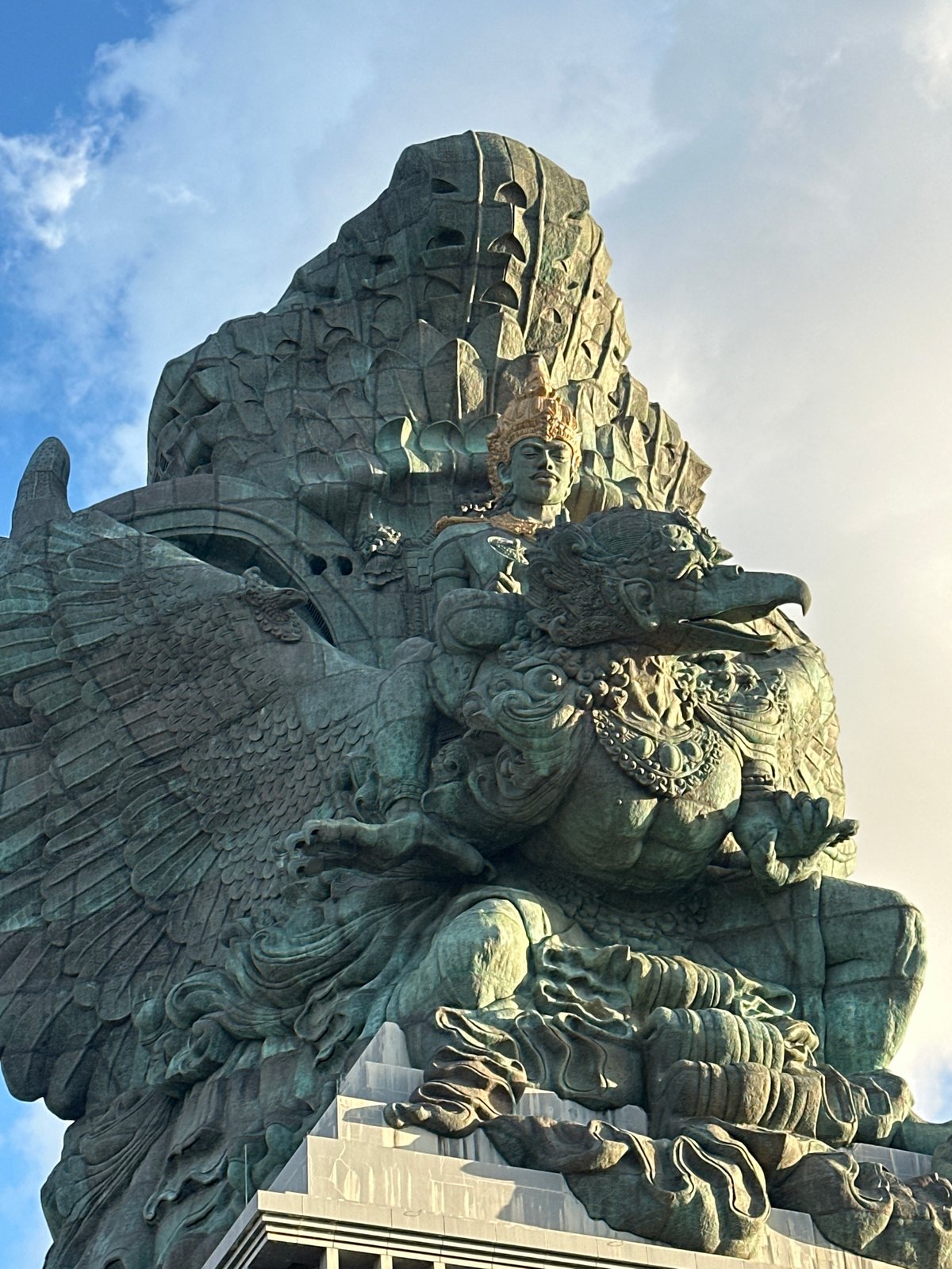 GWK statue visits and a chill villa morning in Bali