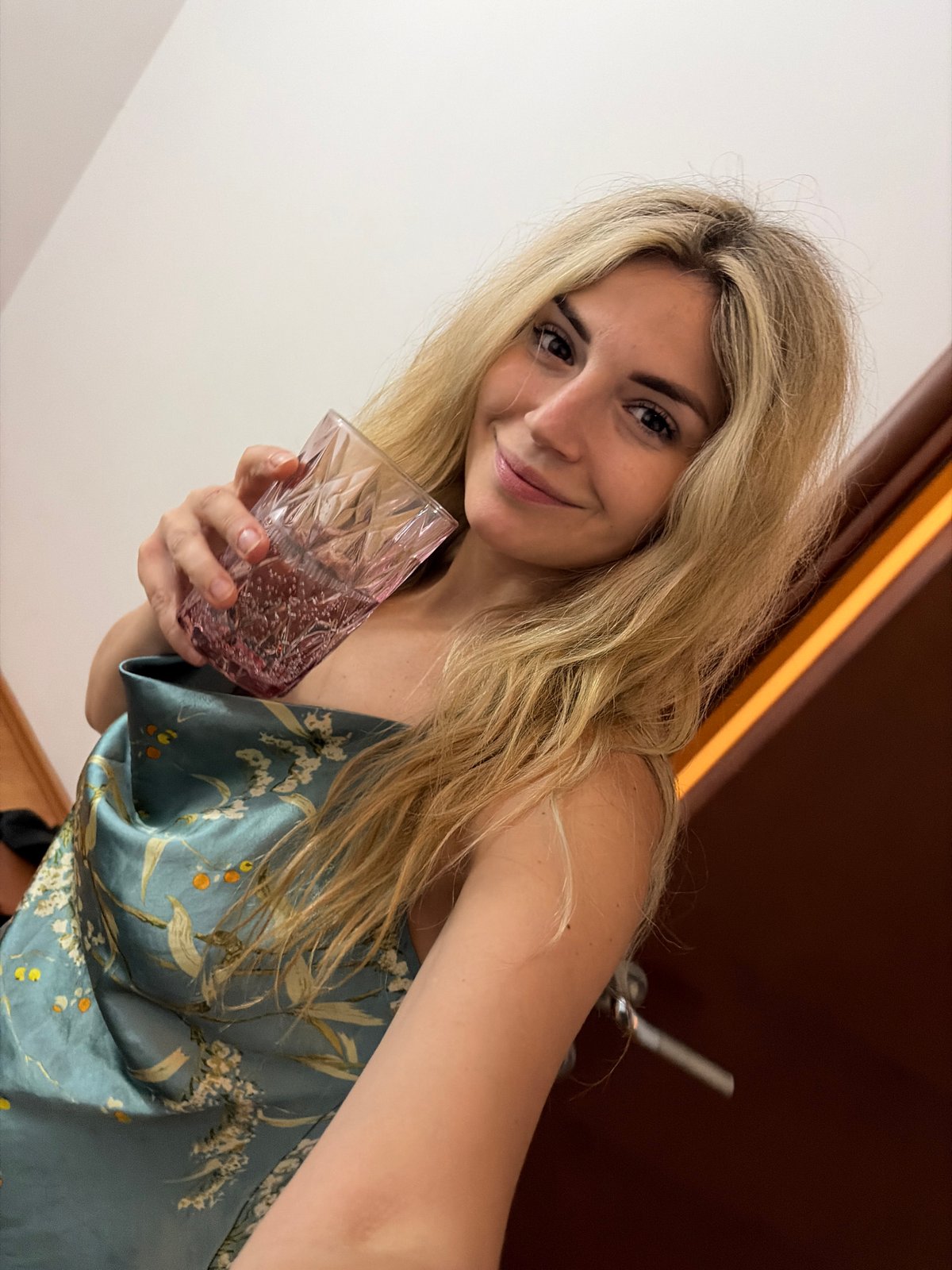 Chill hotel night in Budva with drinks, a teddy bear, and a foot massage