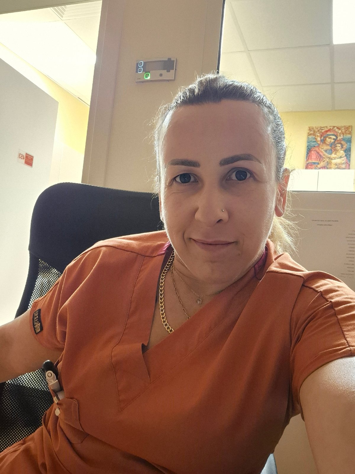 Behind the scenes at a medical office during a shift