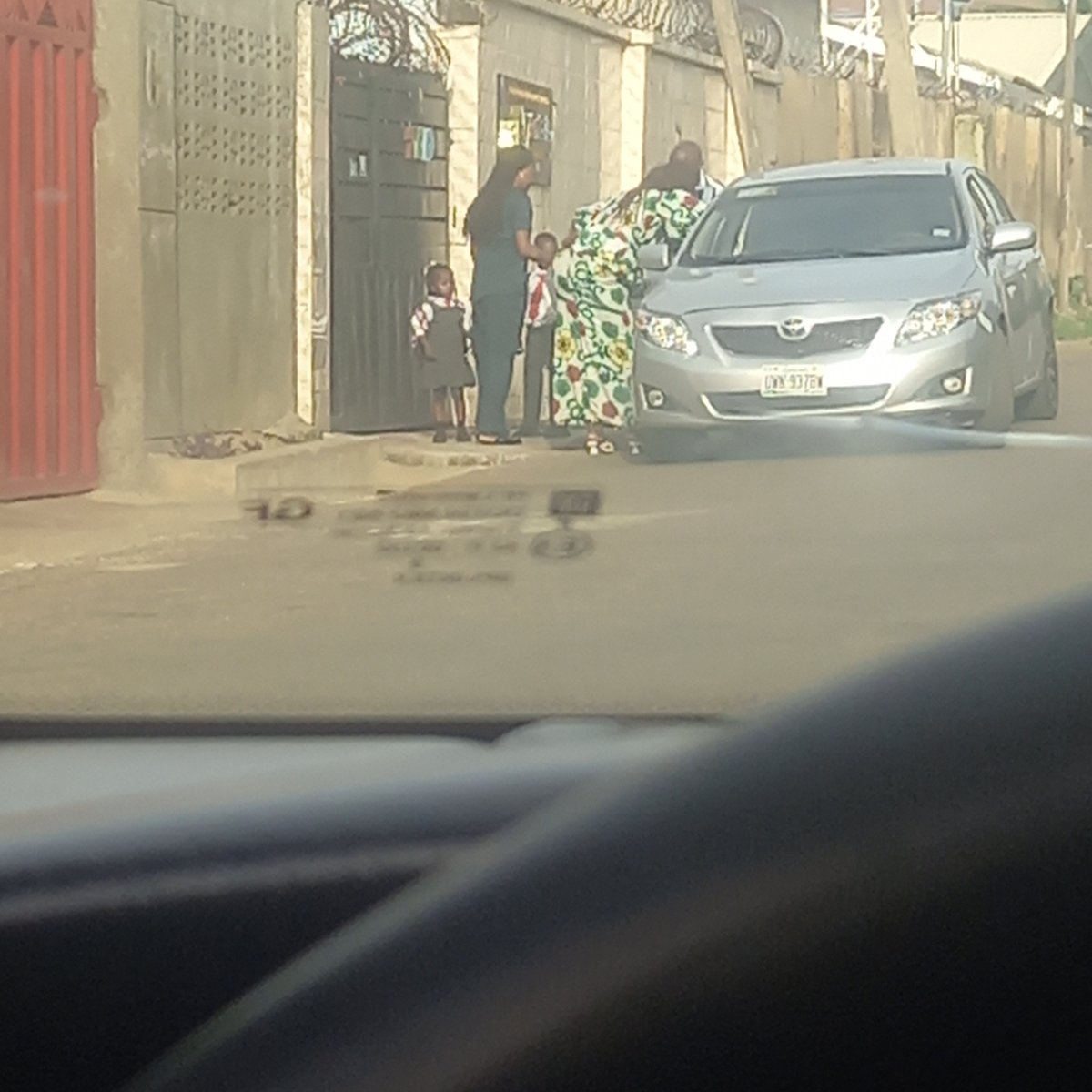 Morning life documented in Barden Yana, Nigeria residential area