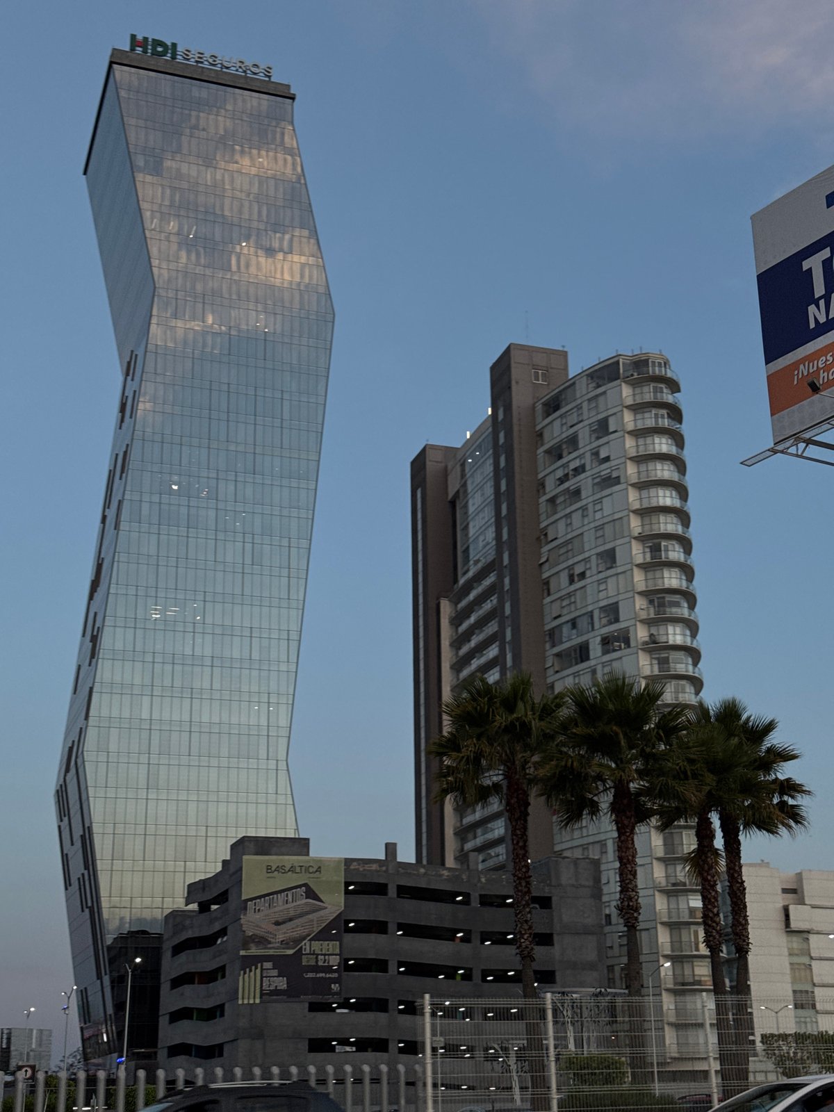 Modern HPI building architecture documented in Puebla, Mexico