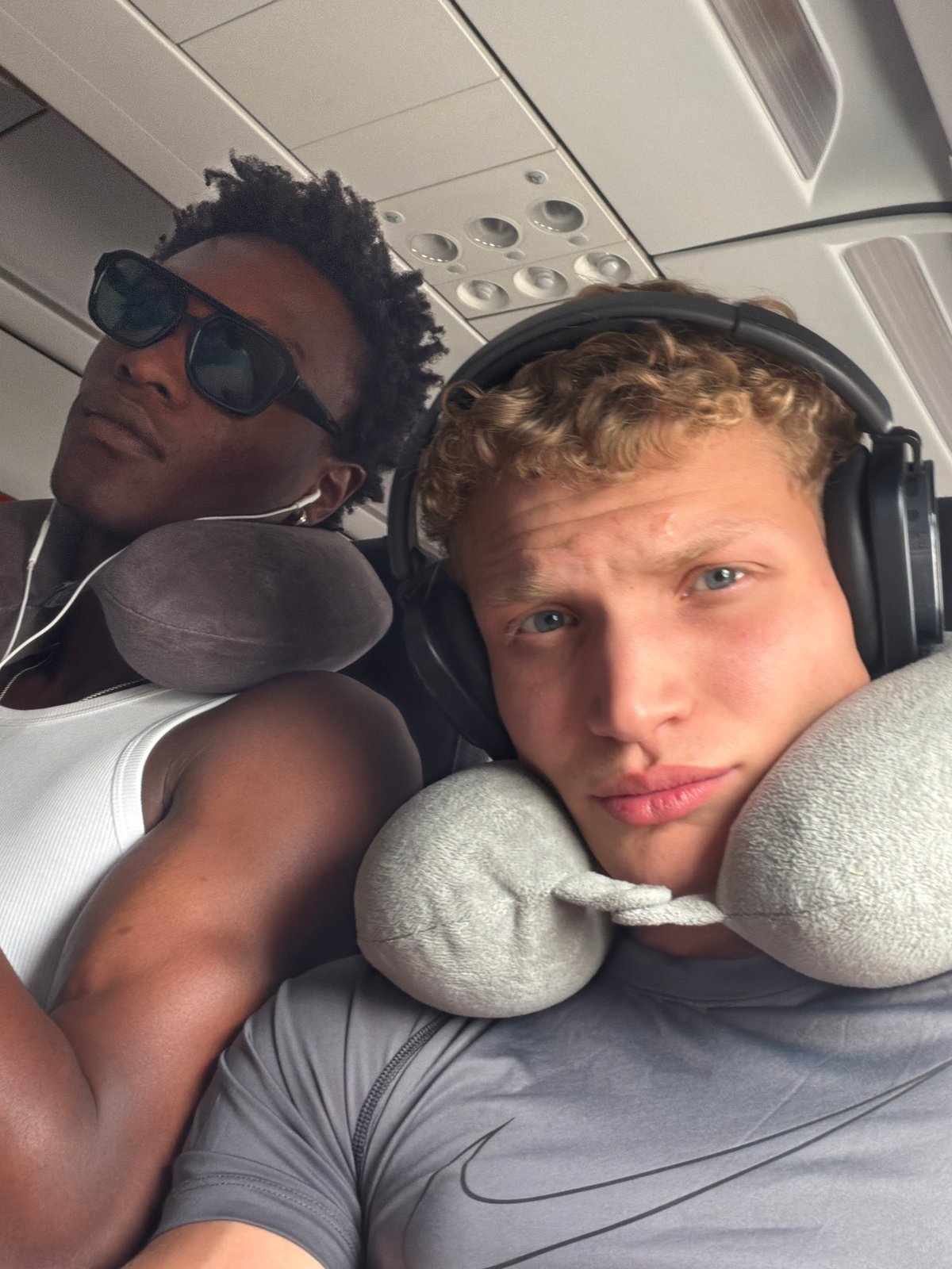 Seat neighbors on a flight out of Marrakesh