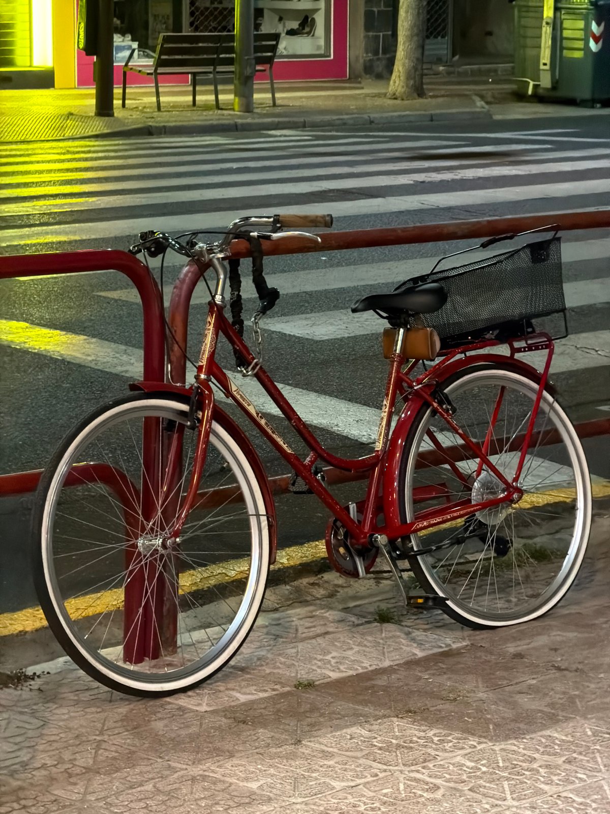 Evening street life documented in Logroño, Spain