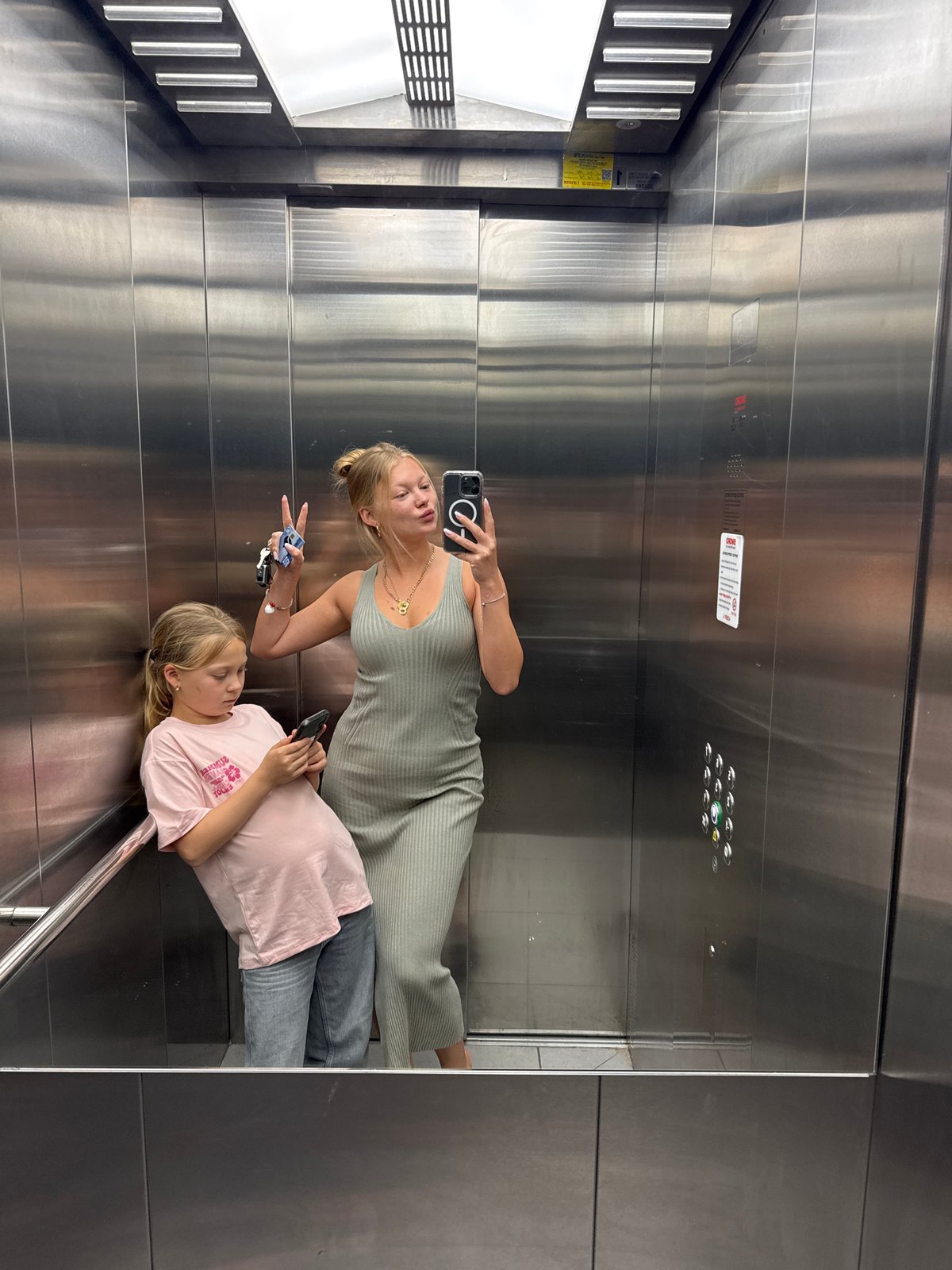 Everyday moments captured in Ariel: elevator encounter, kitchen baking